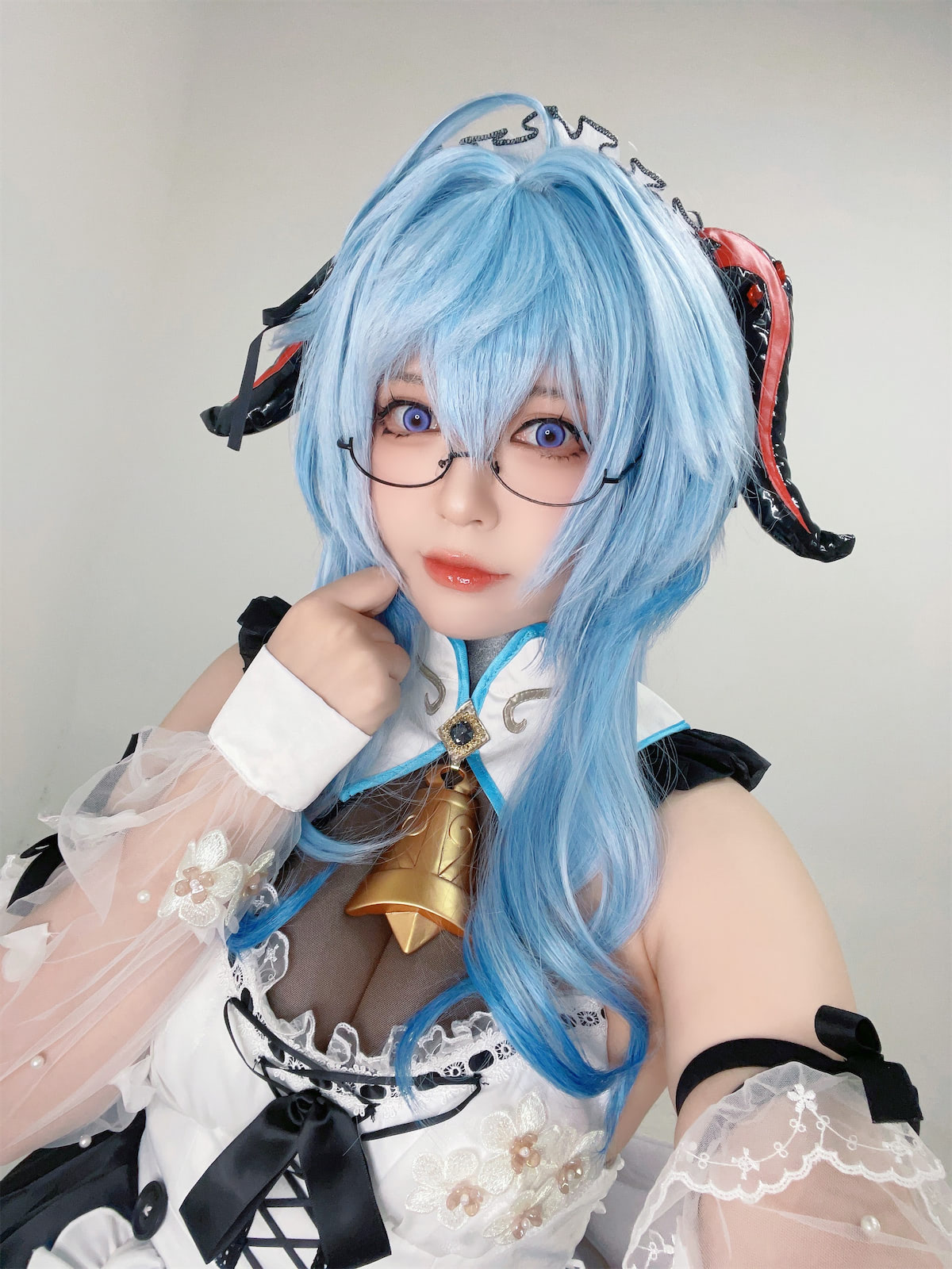 半半子原神甘雨女仆66p2v