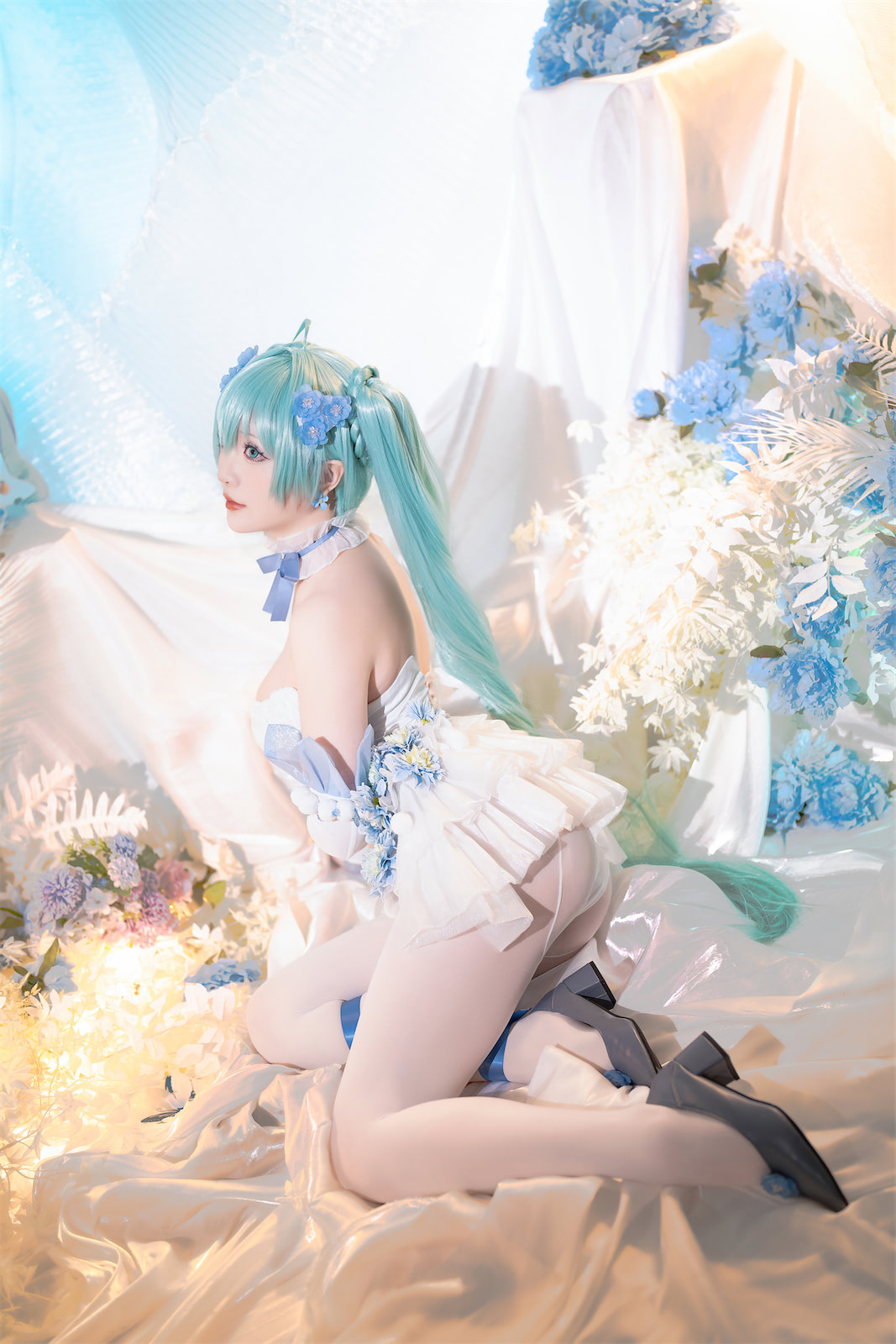 星之迟迟初音未来粉蝶花精灵54p2v_3