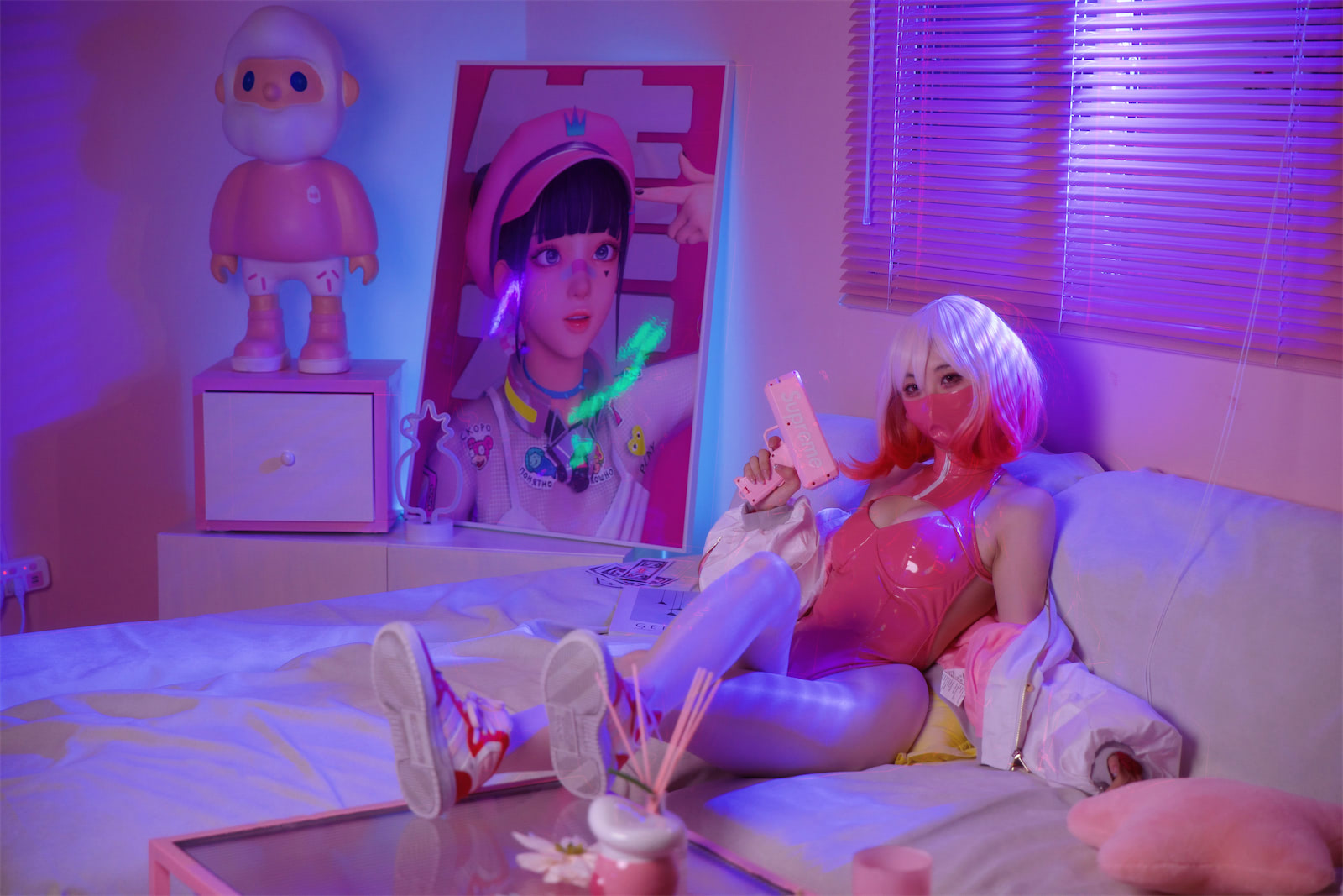 屑雪雪鸭粉色LUNA53p