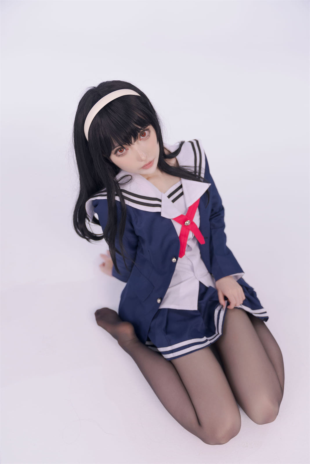 炭烤莉莉黑霞之丘诗羽校服50p