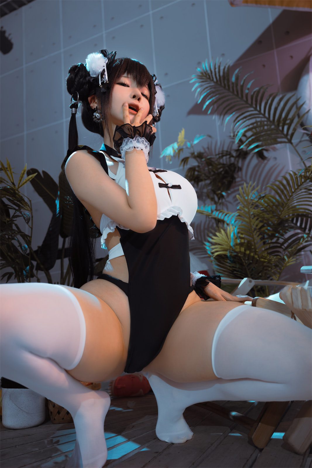 蠢沫沫熊猫娘105p