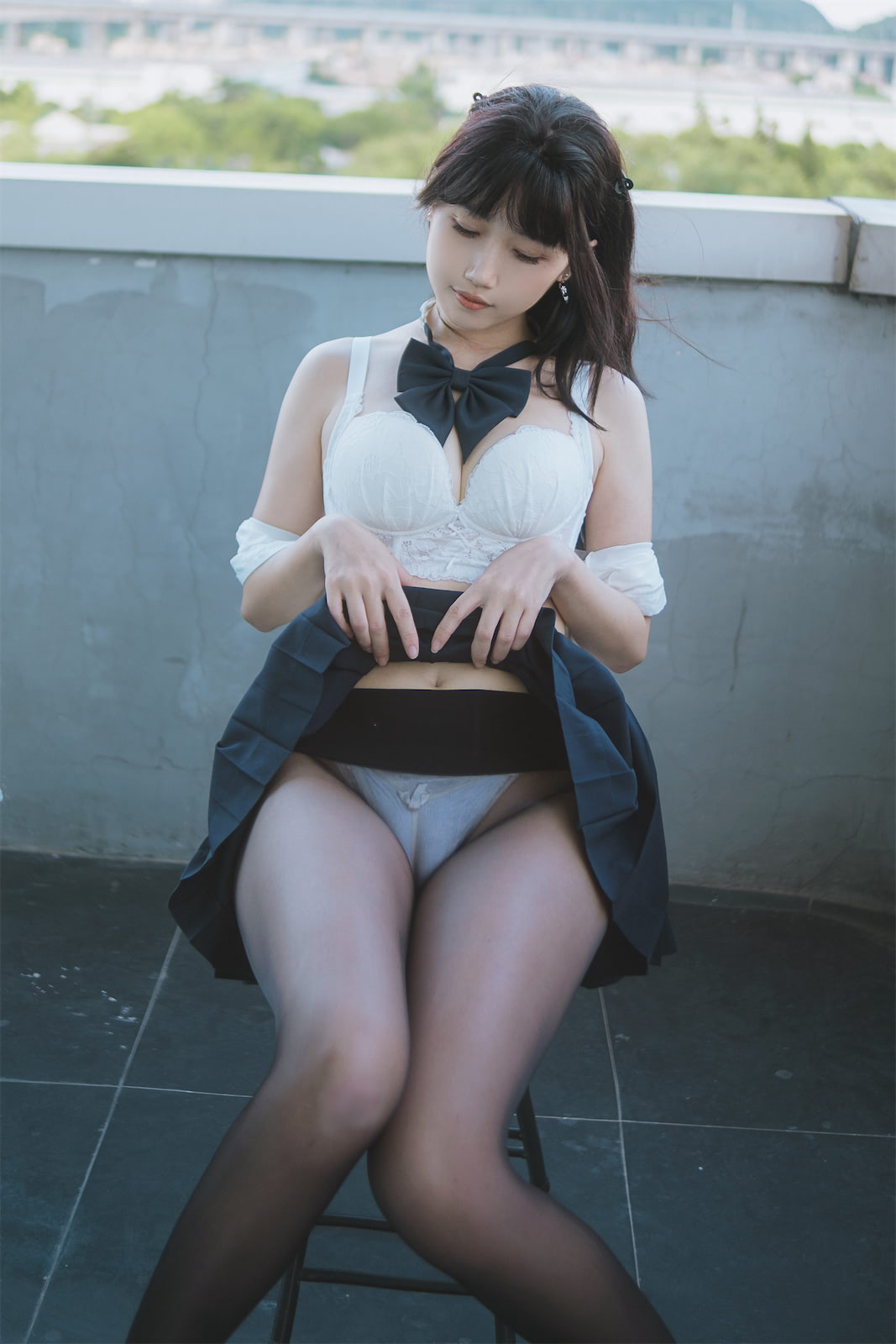 不呆猫jk学妹户外59p