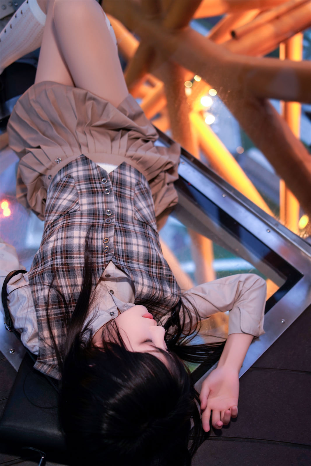 桜桃喵制服摩天轮27p