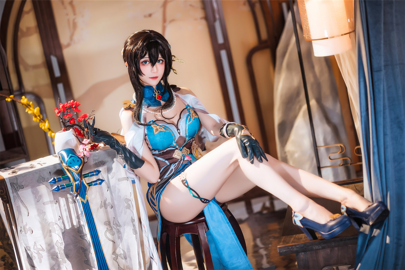 Tomoyo酱灵砂阮梅流萤旗袍70p