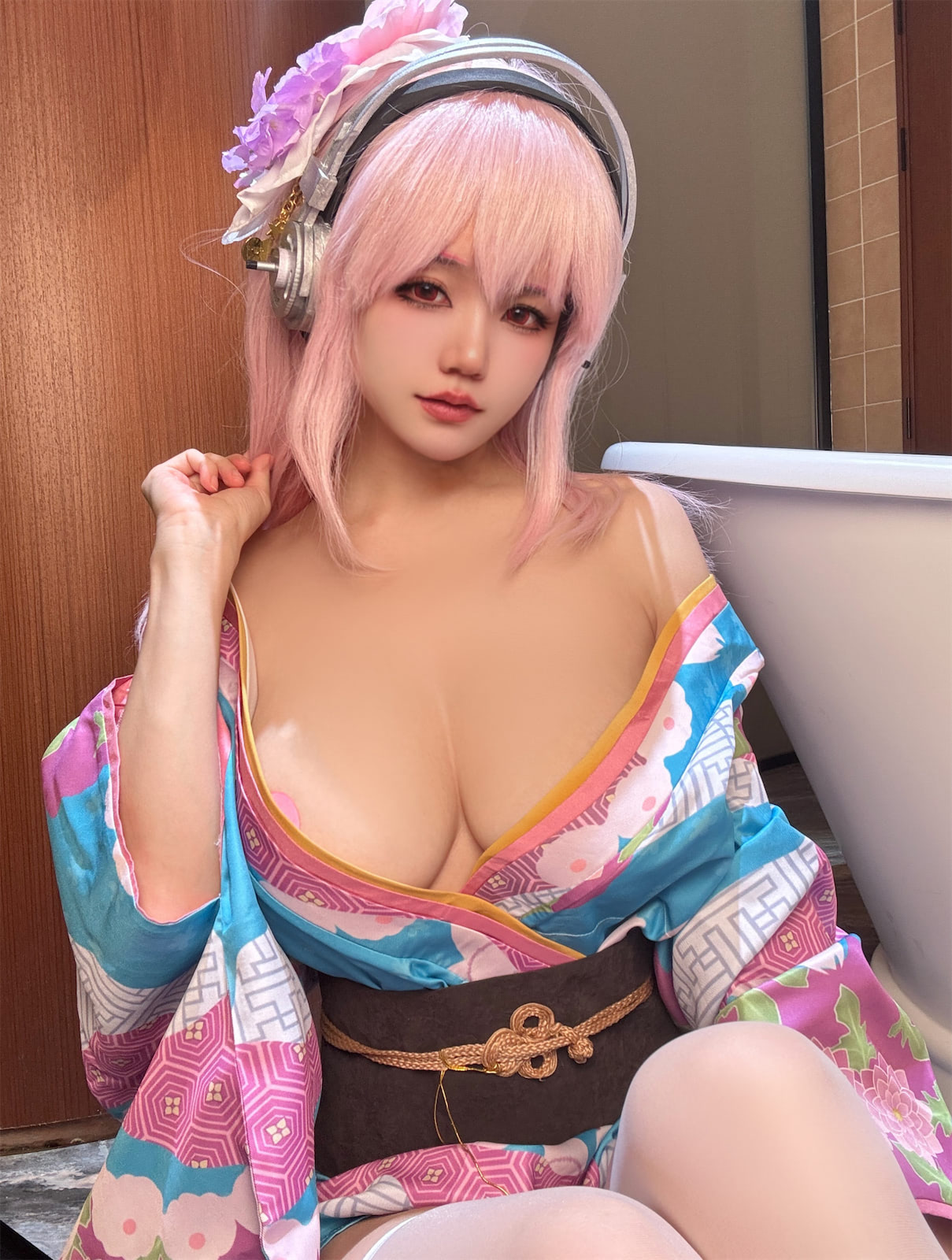 小仓千代w超级索尼子浴衣自摄55p_1