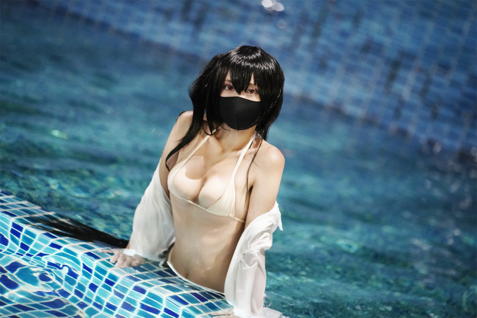 职业奶妈三水子碧蓝航线大凤泳装75p_3