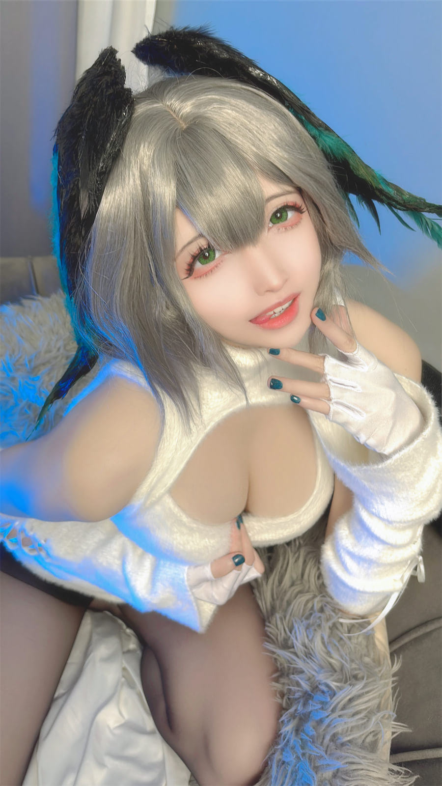 山崎雷纳阿克奈兹霍尔海亚毛衣91p