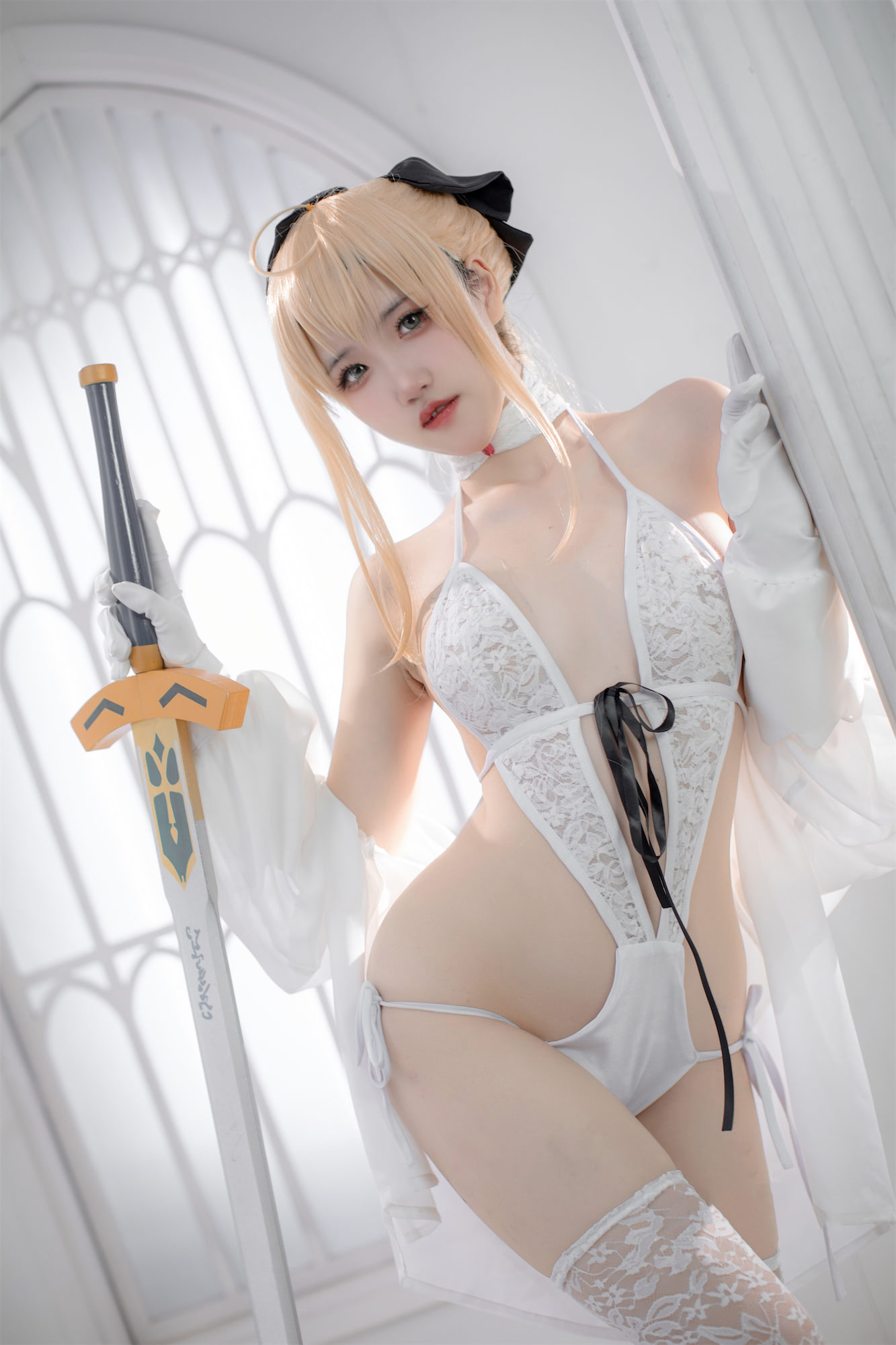 阿薰kaOri白色Saber50p_2