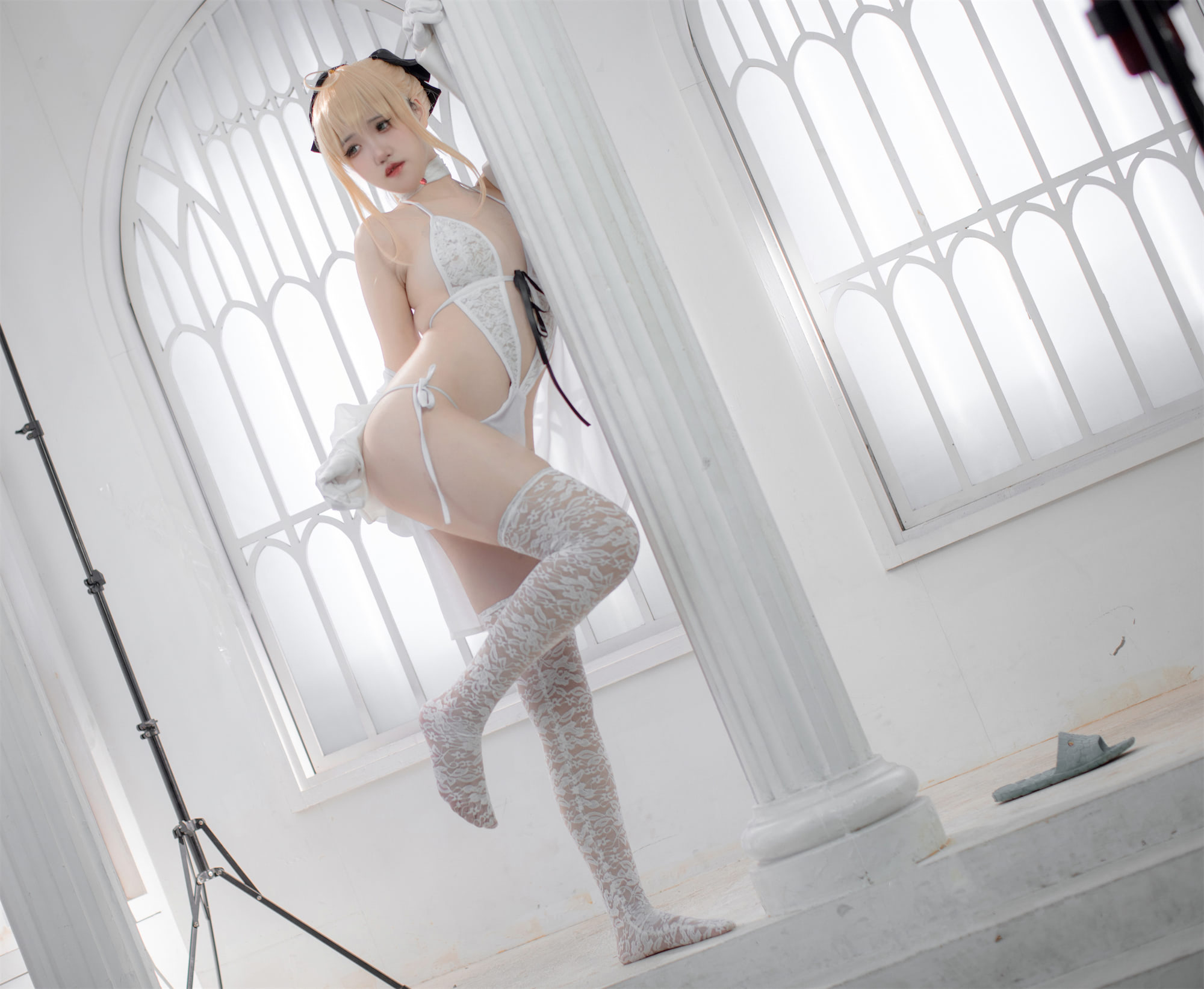 阿薰kaOri白色Saber50p_4