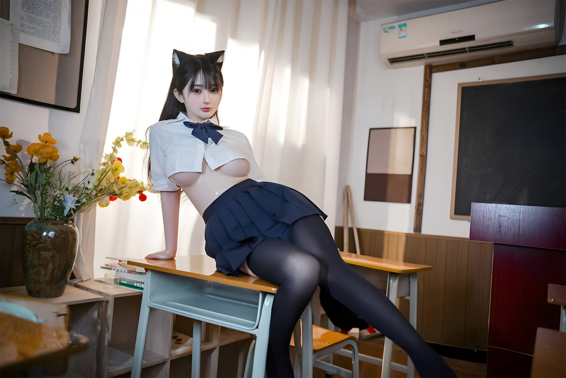 桜井宁宁JK猫耳150p1v_2