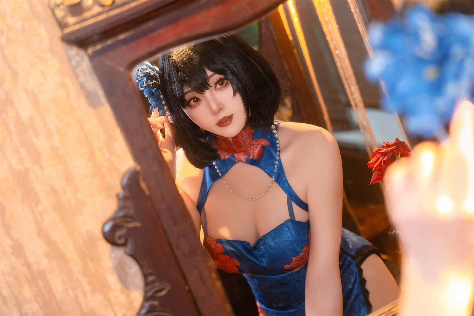 Natsuko_夏夏子碧蓝航线建武旗袍99p2v_1