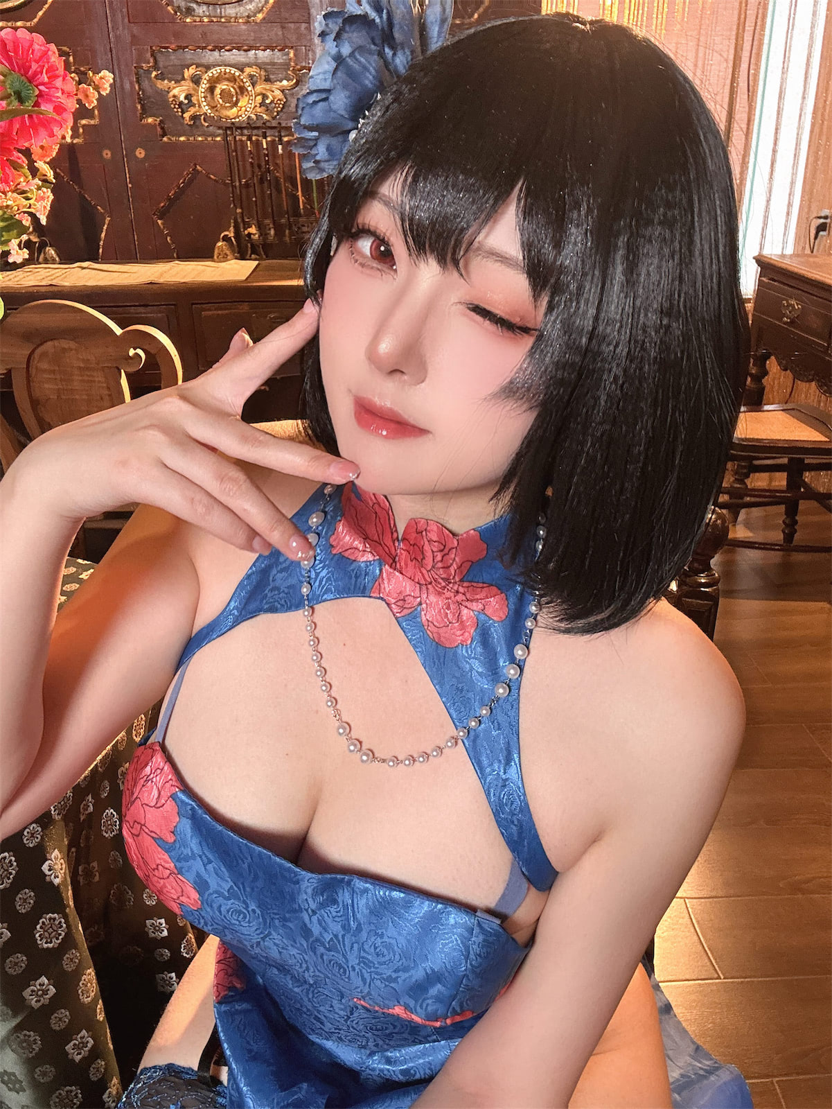 Natsuko_夏夏子碧蓝航线建武旗袍99p2v