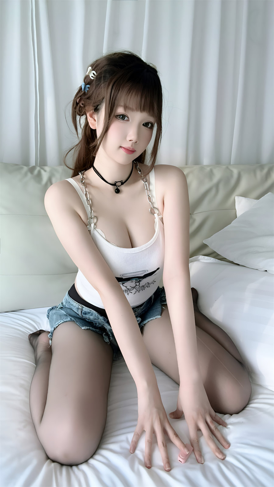 雪晴Astra牛仔短裤自拍118p7v_1