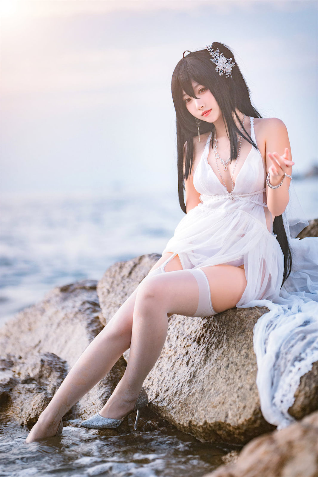 宮本桜碧蓝航线大凤白花嫁32p