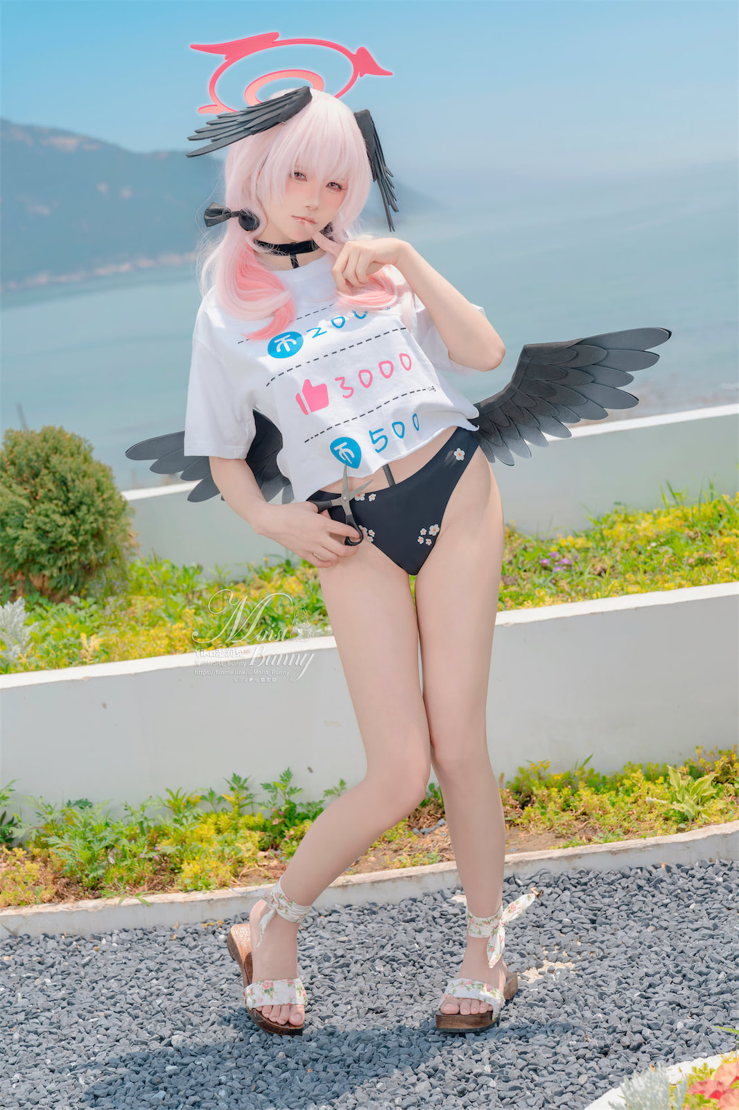 咬一口兔娘下江小春泳装95p2v_2