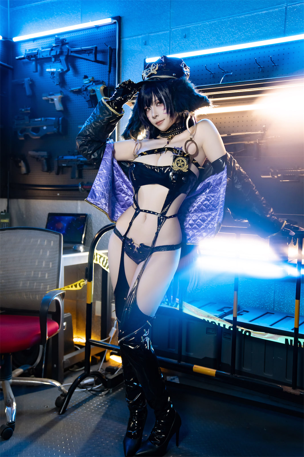二佐Nisa碧蓝航线武藏女警25p_3
