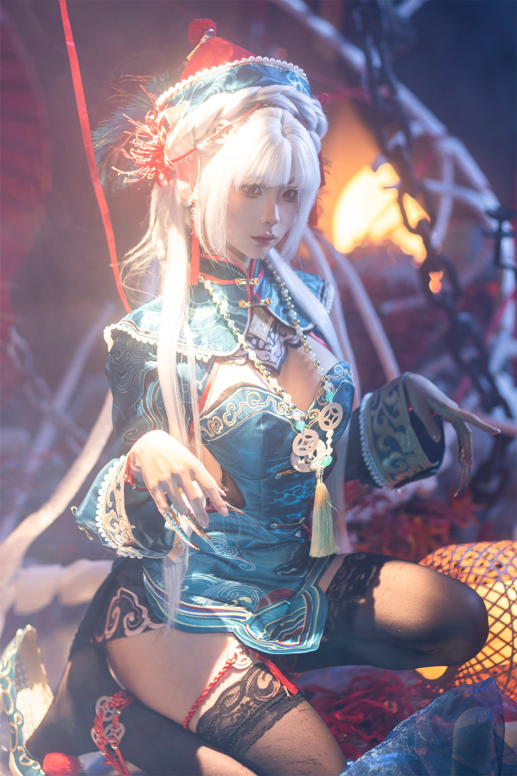 蠢沫沫柴郡女仆玉玲珑僵尸娘28p_4