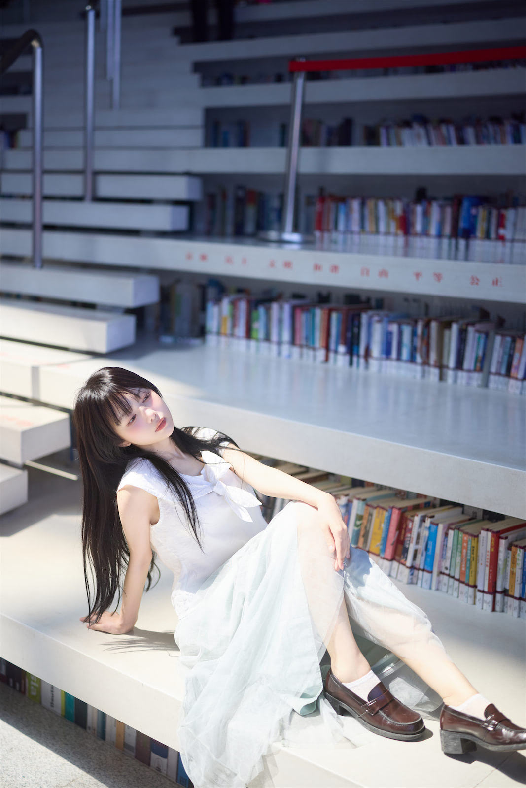 Shika小鹿鹿春节旗袍柴郡图书馆32p