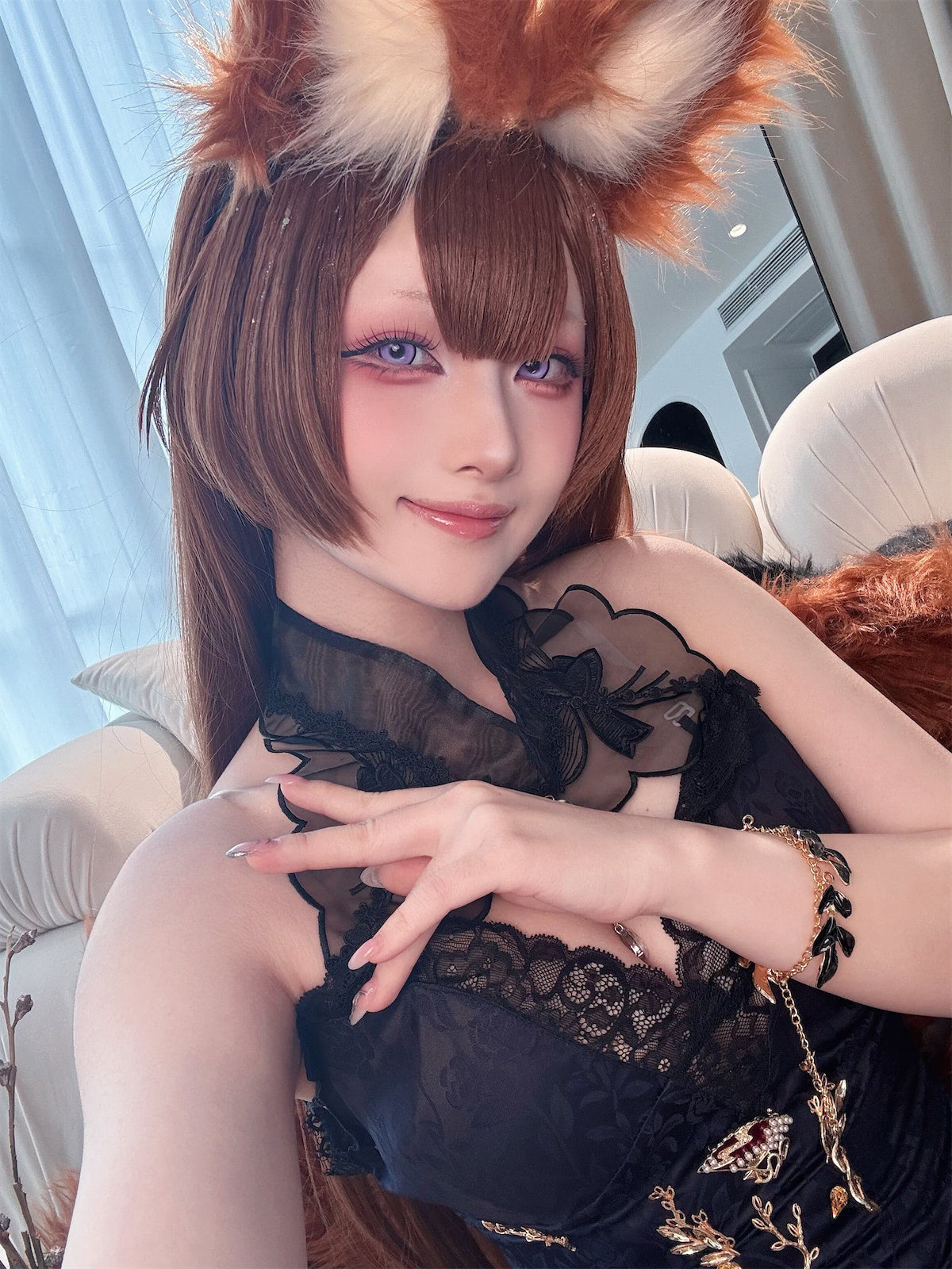 屿鱼碧蓝航线天城礼服65p