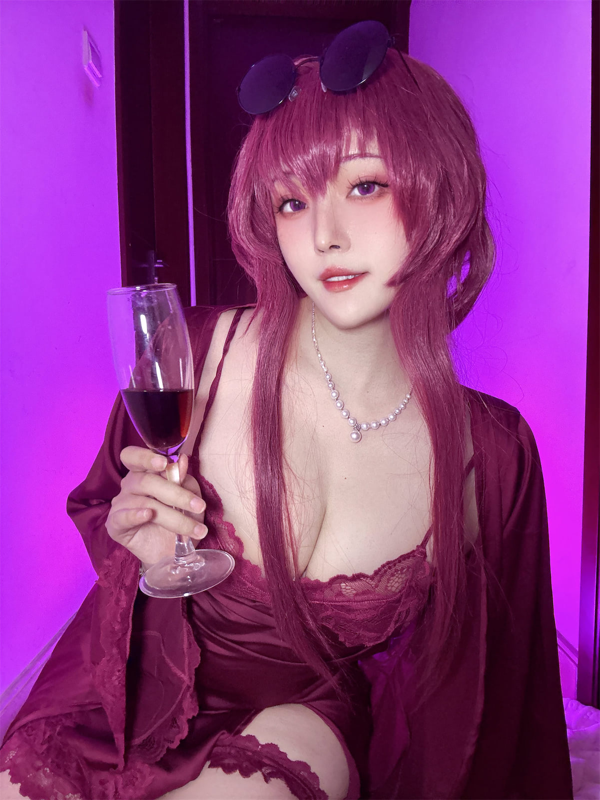 Natsuko_夏夏子卡芙卡紫罗兰睡衣77p11v_1