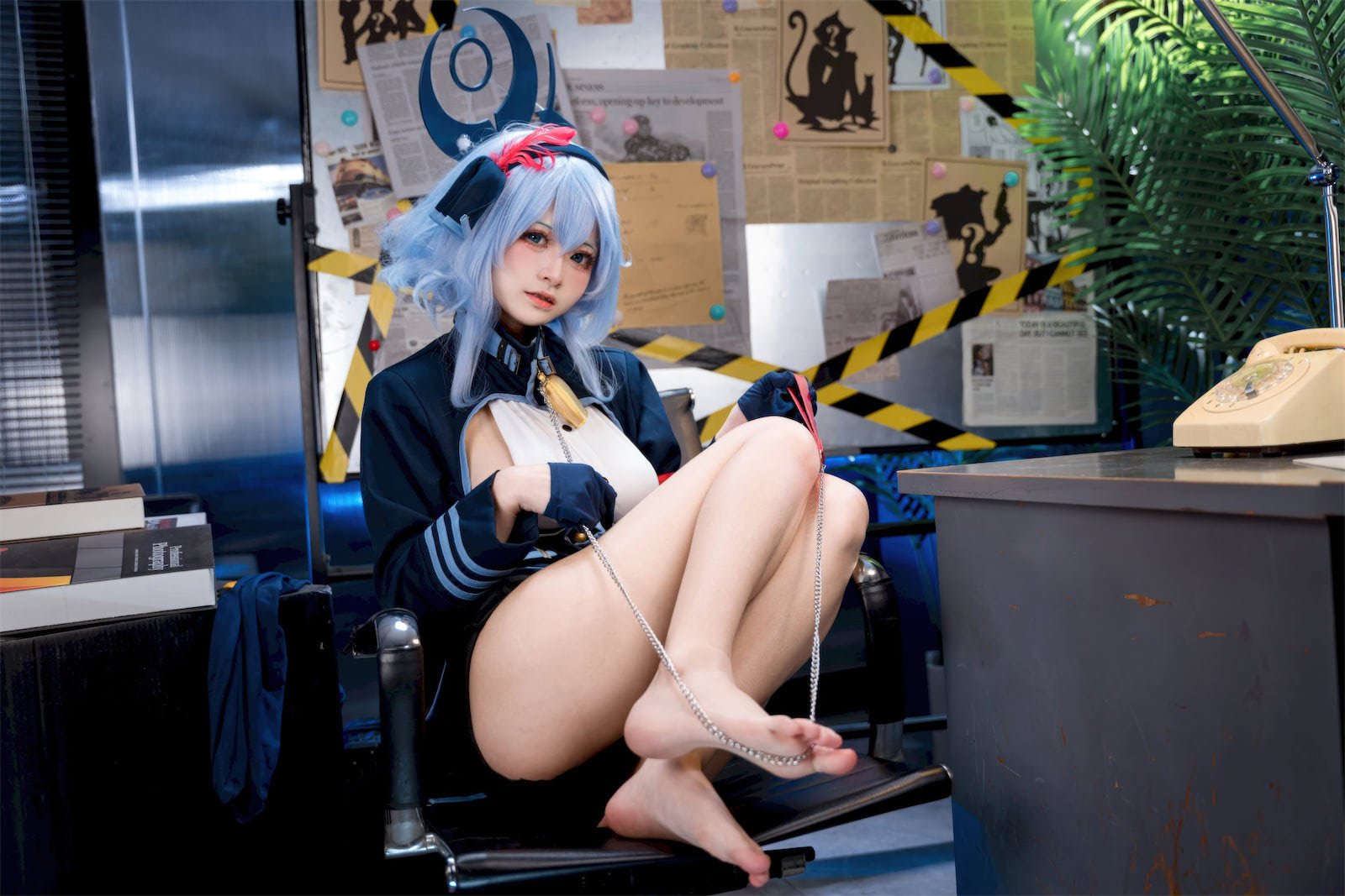 九柒喵蔚蓝档案天雨亚子46p