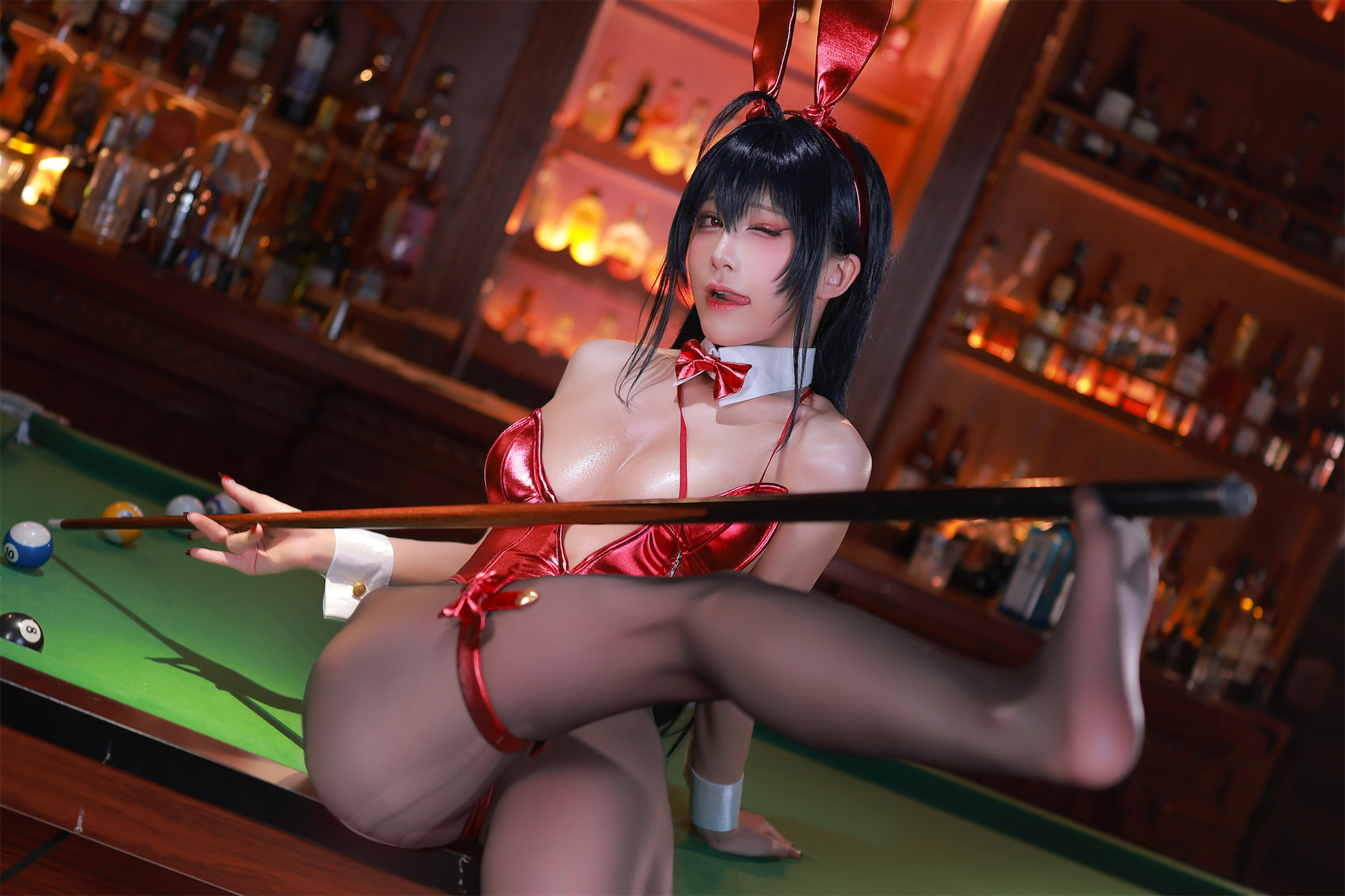 水淼aqua大凤桌球兔女郎58p_3