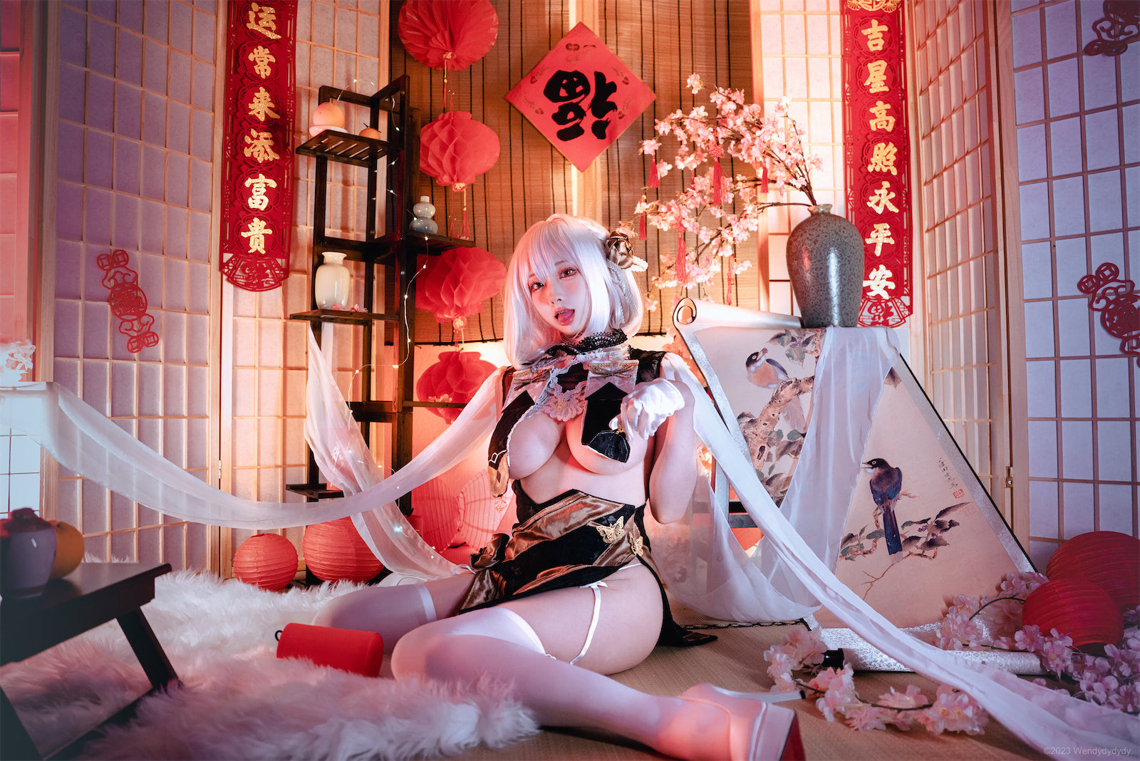 wendydydydy_酱油飞鸟马时兔女郎天狼星旗袍35p_3