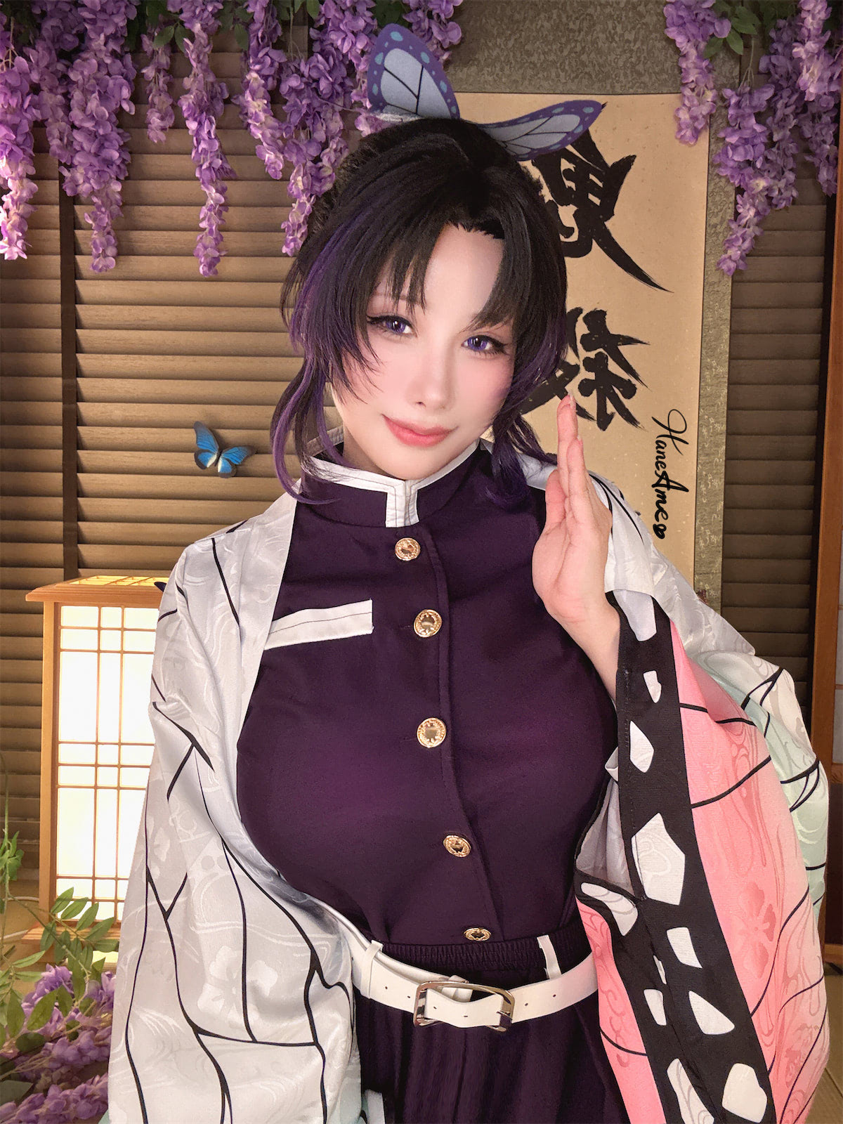 HaneAme鬼灭之刃蝴蝶忍41p