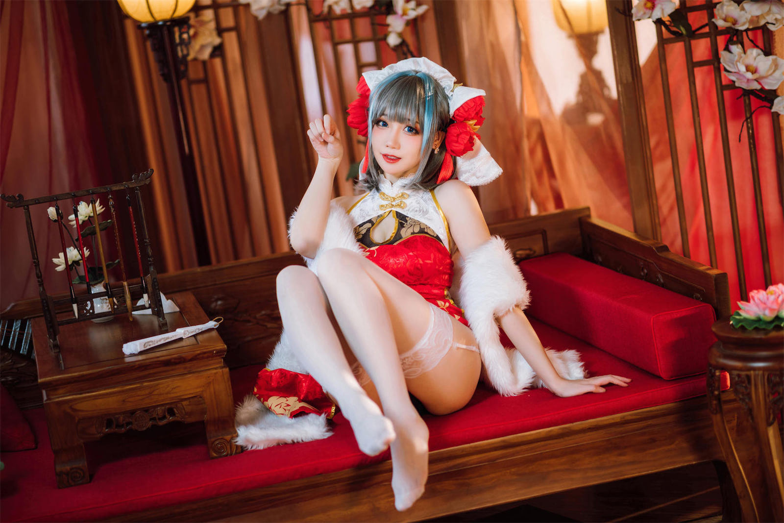 焖焖碳柴郡旗袍FGO黑呆59p_2