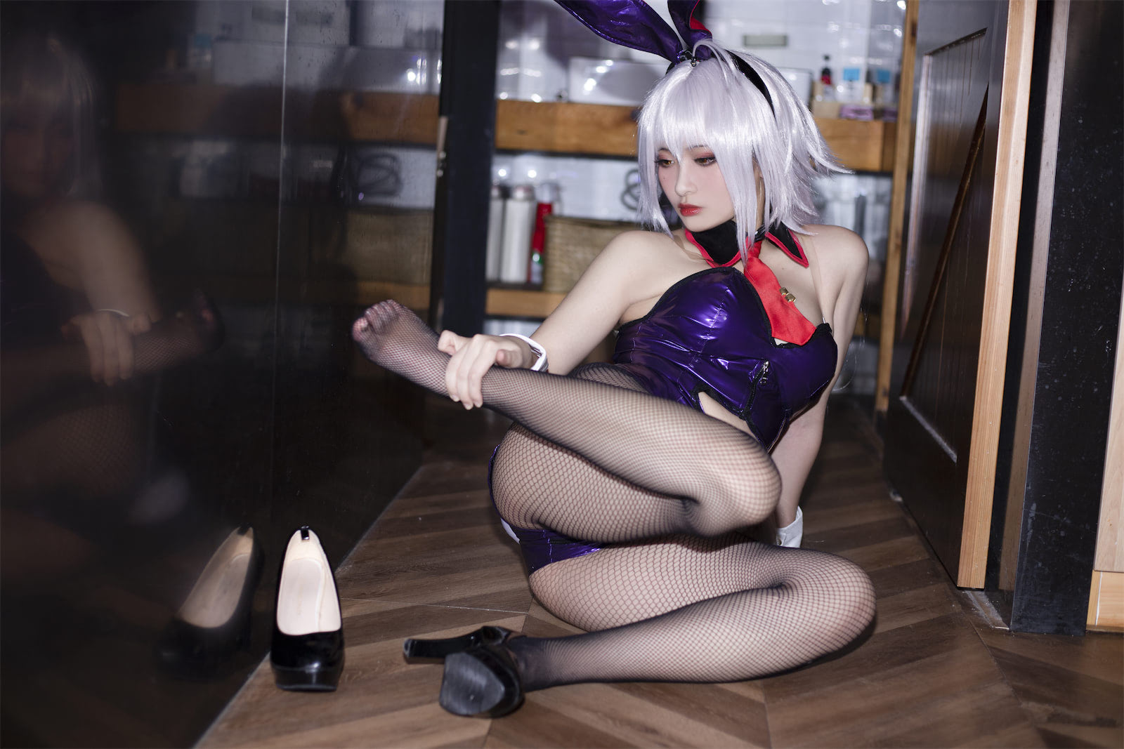 洛璃LoLiSAMA黑贞德兔子42p1v_2