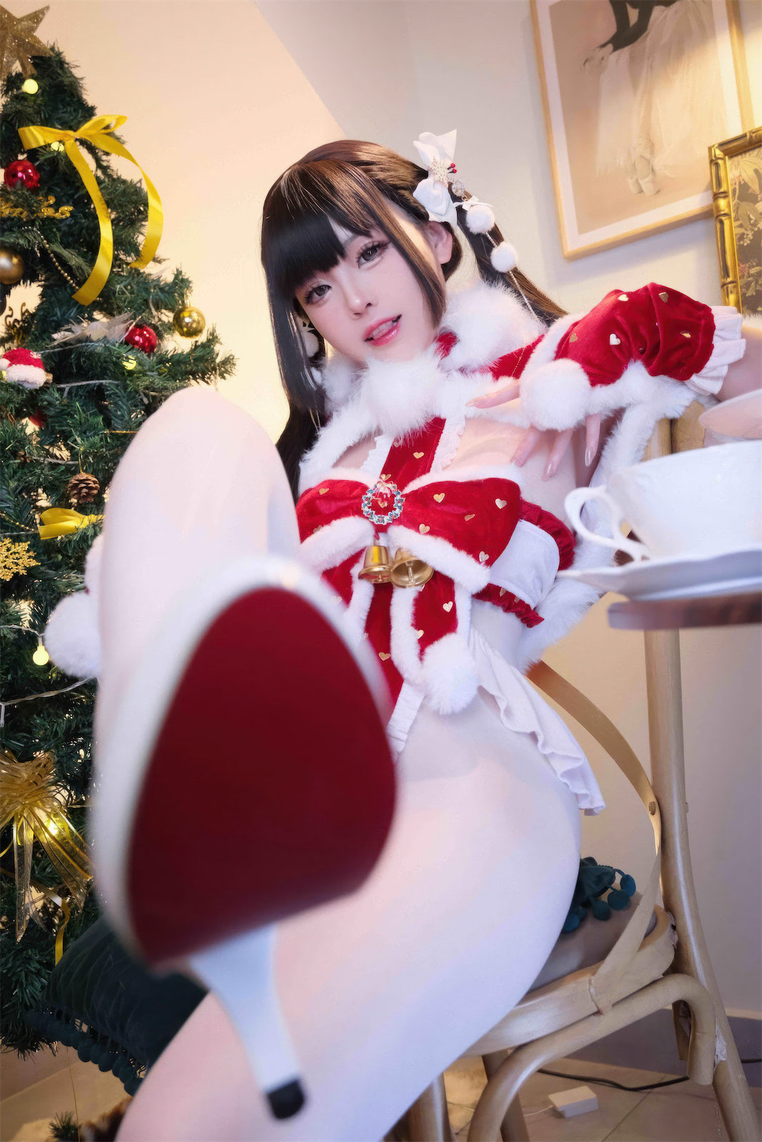 miko酱圣诞礼物学院兔女郎54p_2
