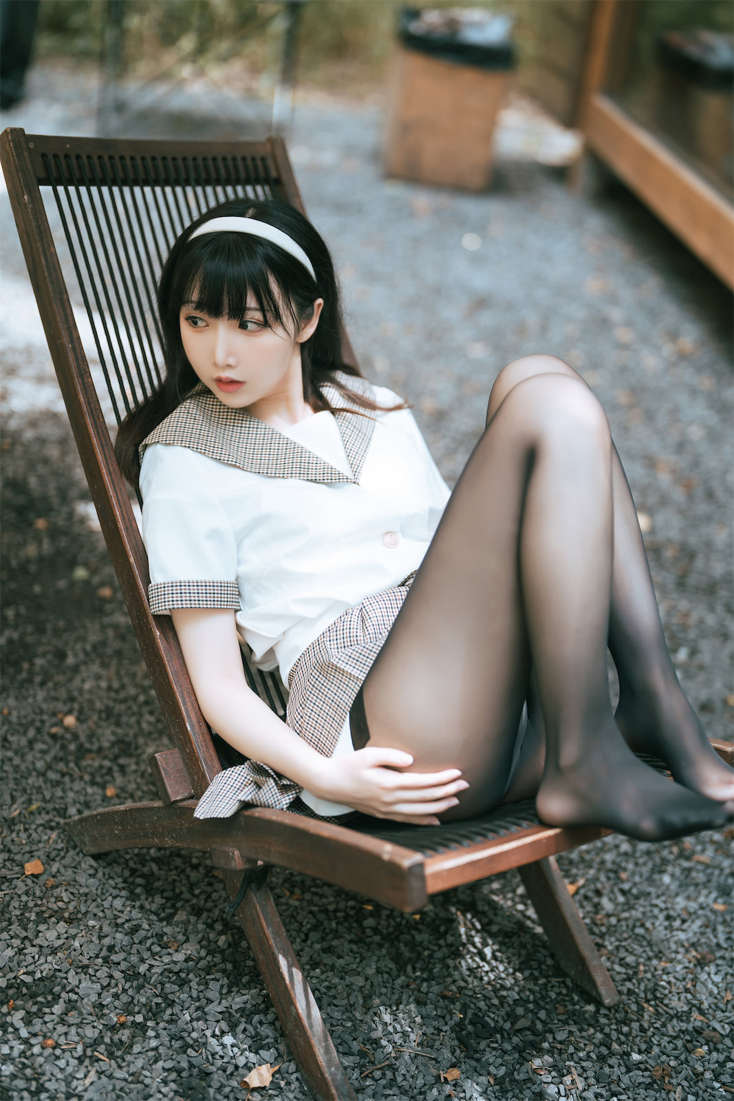 面饼仙儿黑丝露营JK40p_1