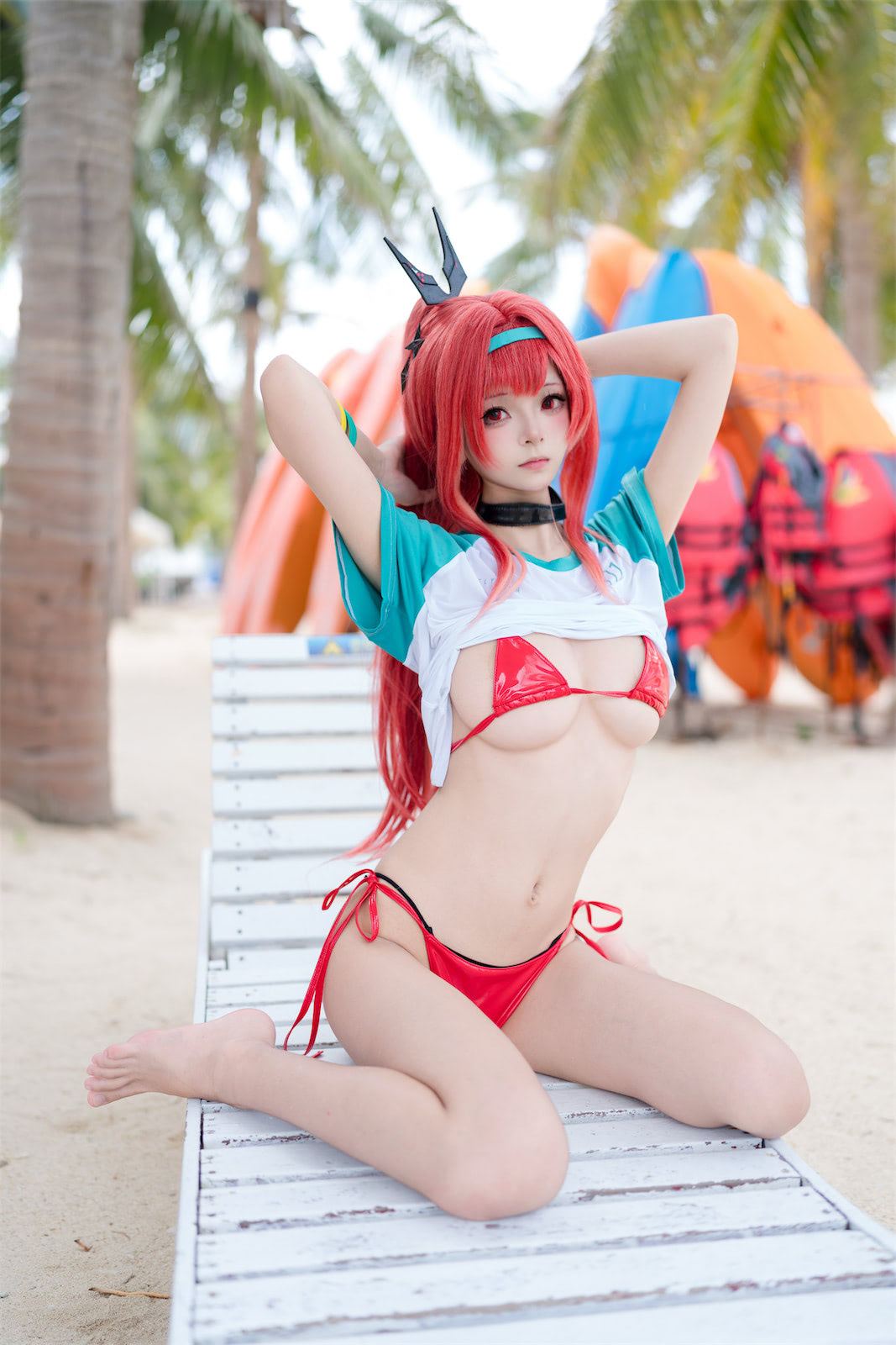 九柒喵胜利女神汉赛尔拉毗泳装49p_3