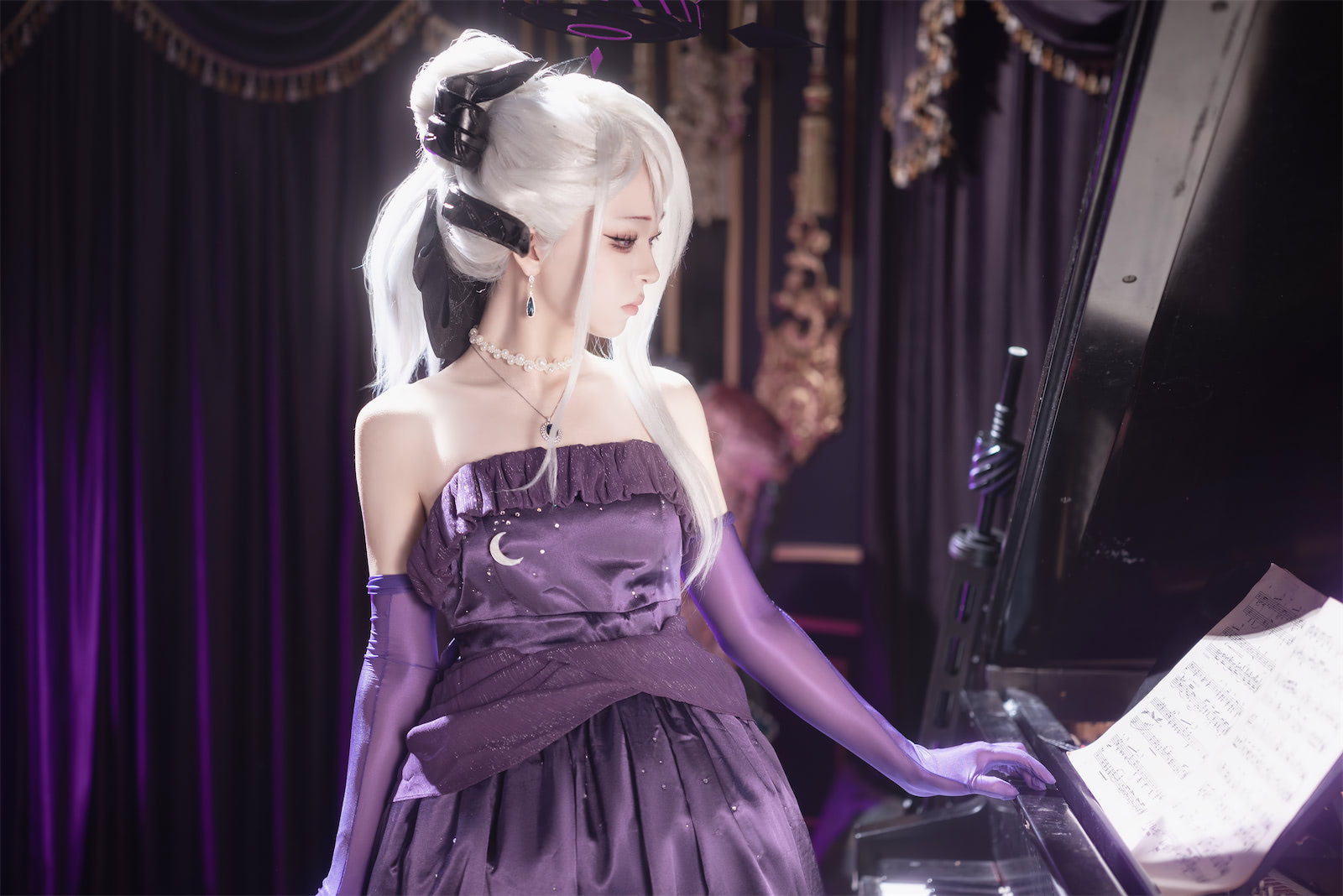 矢量鱼蔚蓝档案空崎日奈连衣裙34p