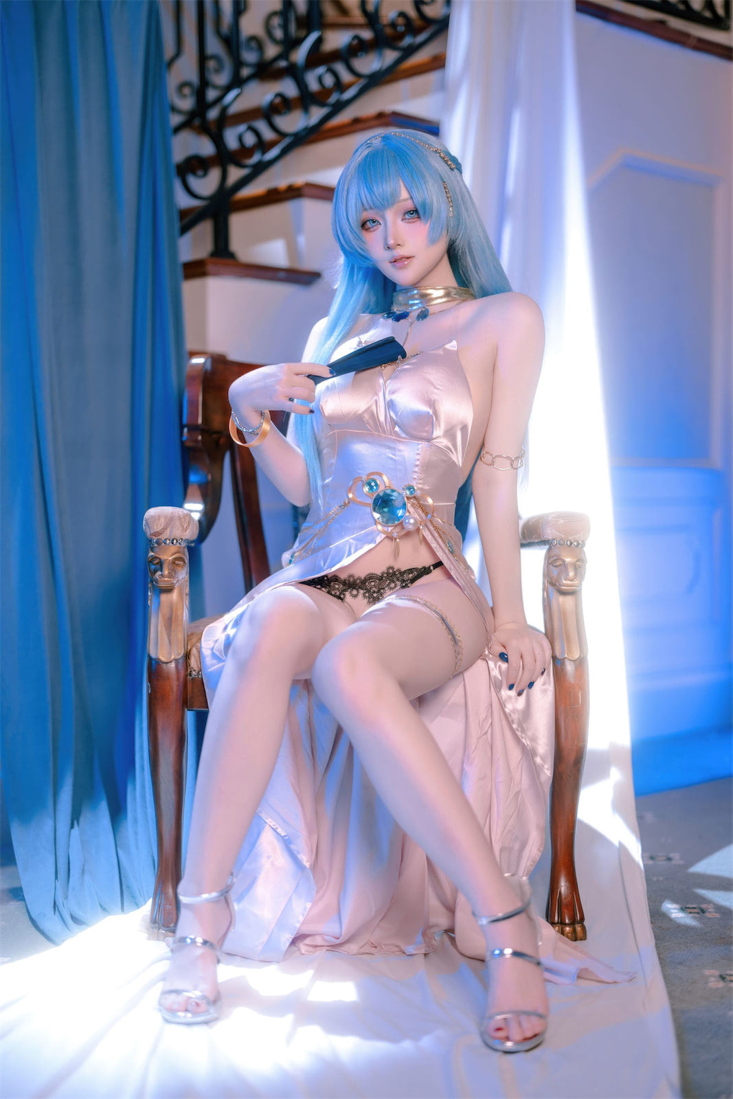 屿鱼胜利女神海伦礼服60p_1