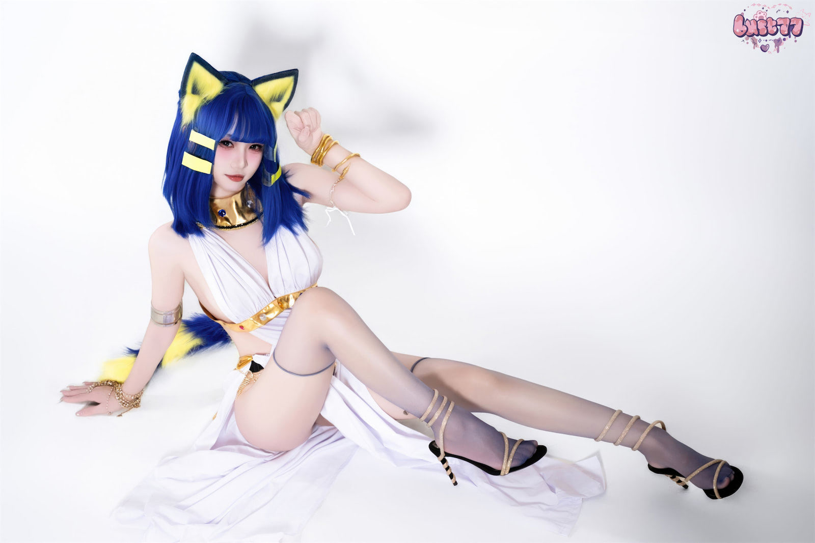 柒柒要乖哦白埃及猫65p_2