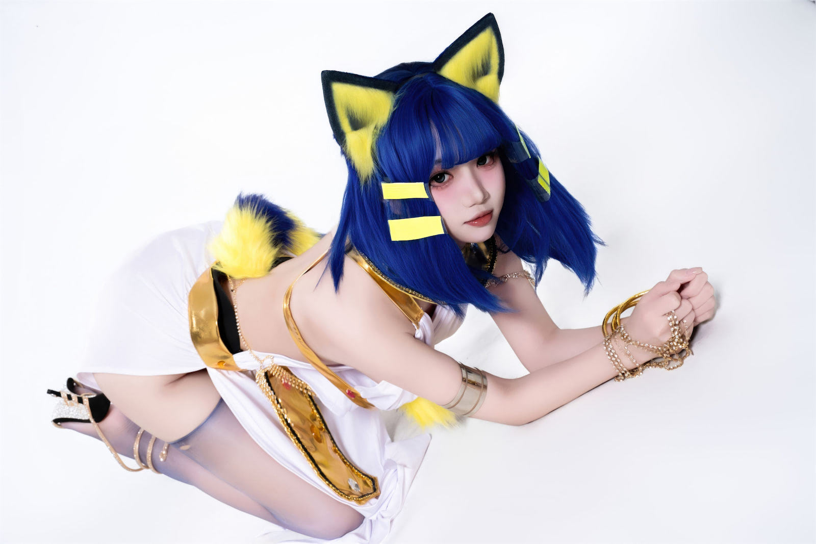 柒柒要乖哦白埃及猫65p_3