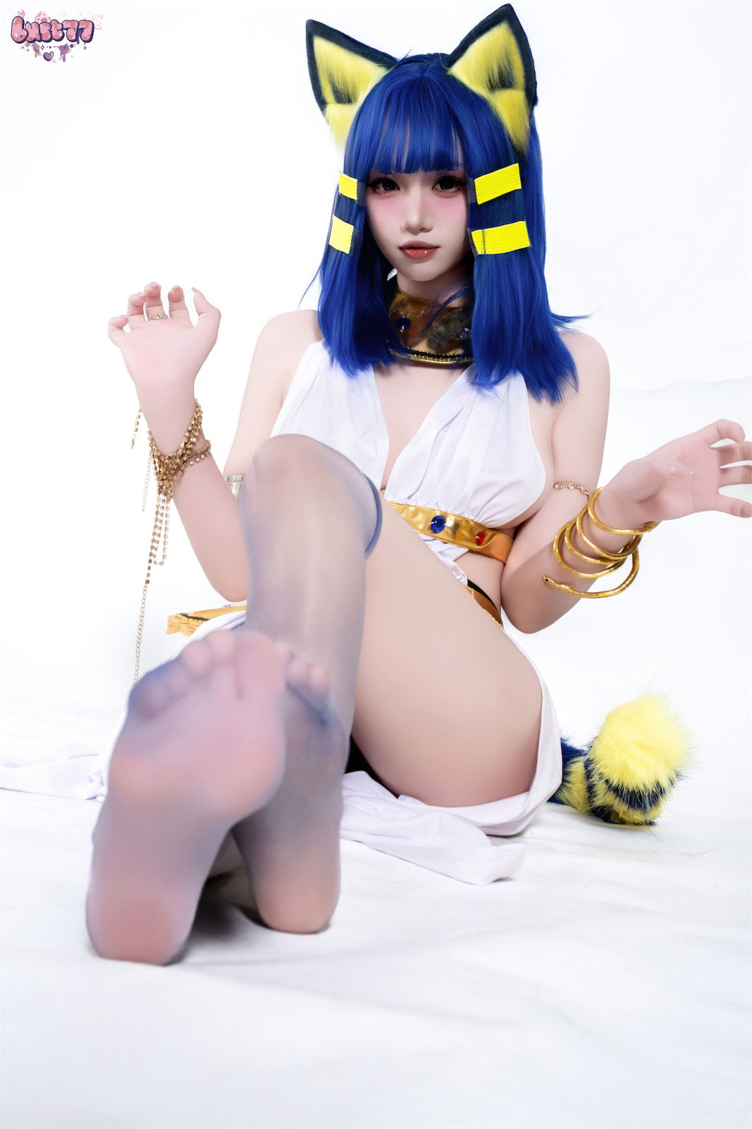 柒柒要乖哦白埃及猫65p_4