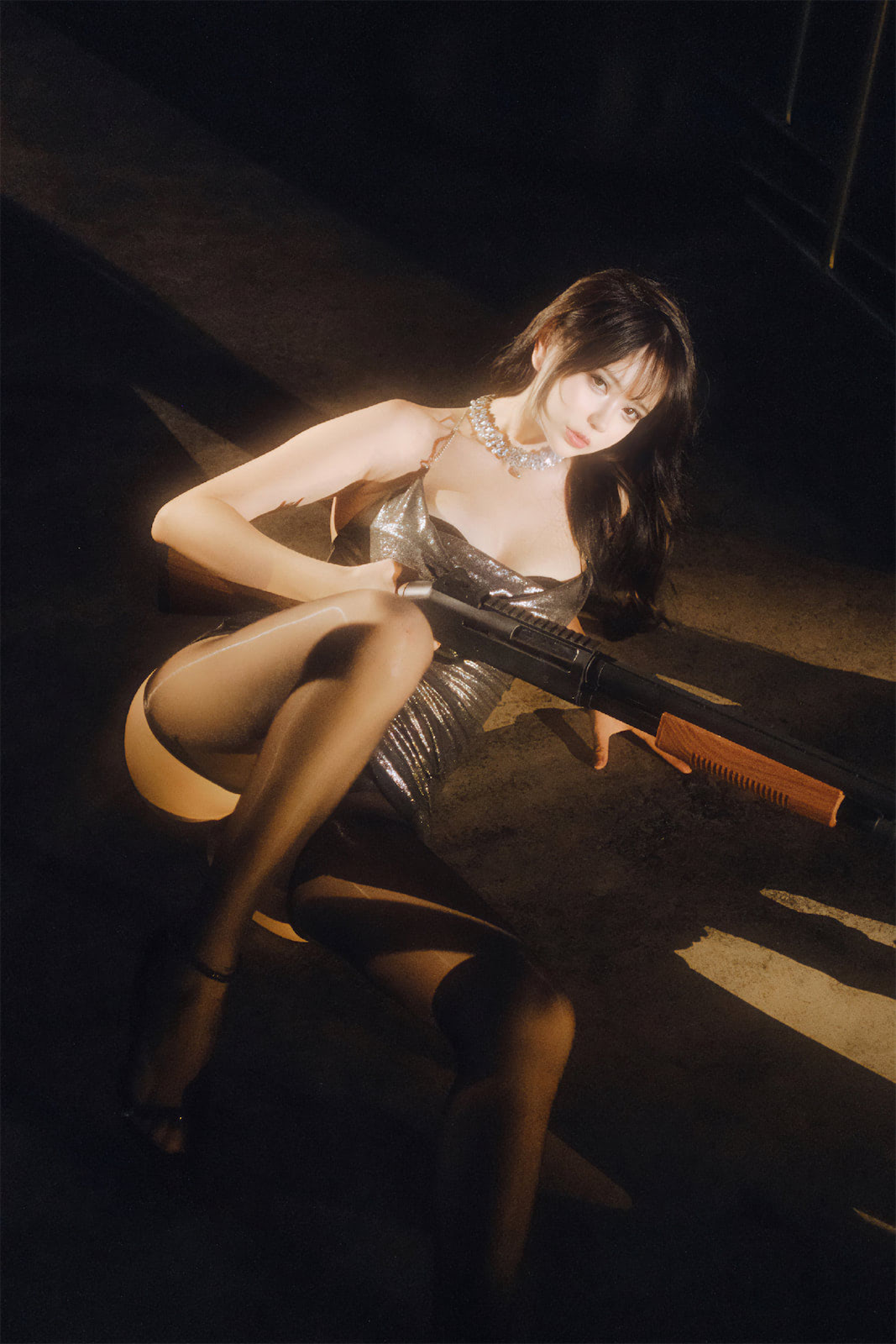 Tina很妖孽呀夜色连衣裙37p_1