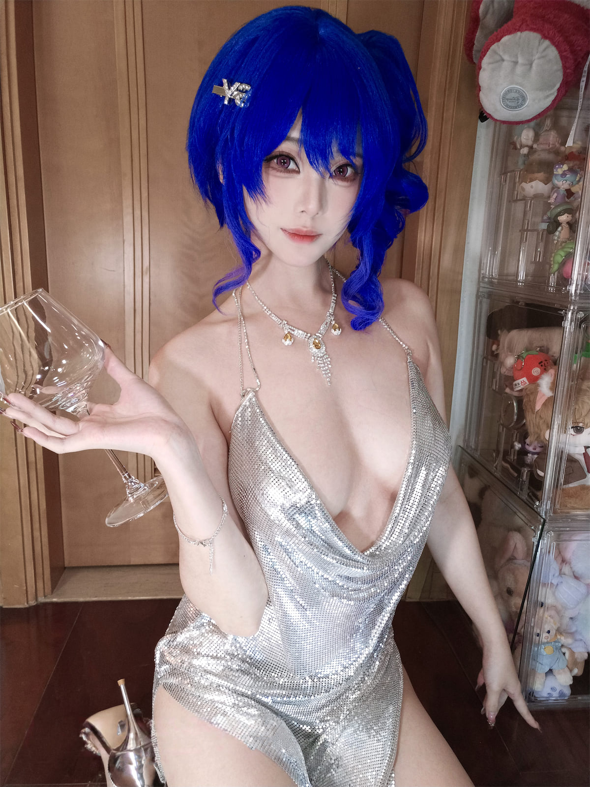 蜜汁猫裘圣路易斯礼服柠檬眼镜31p2v_3