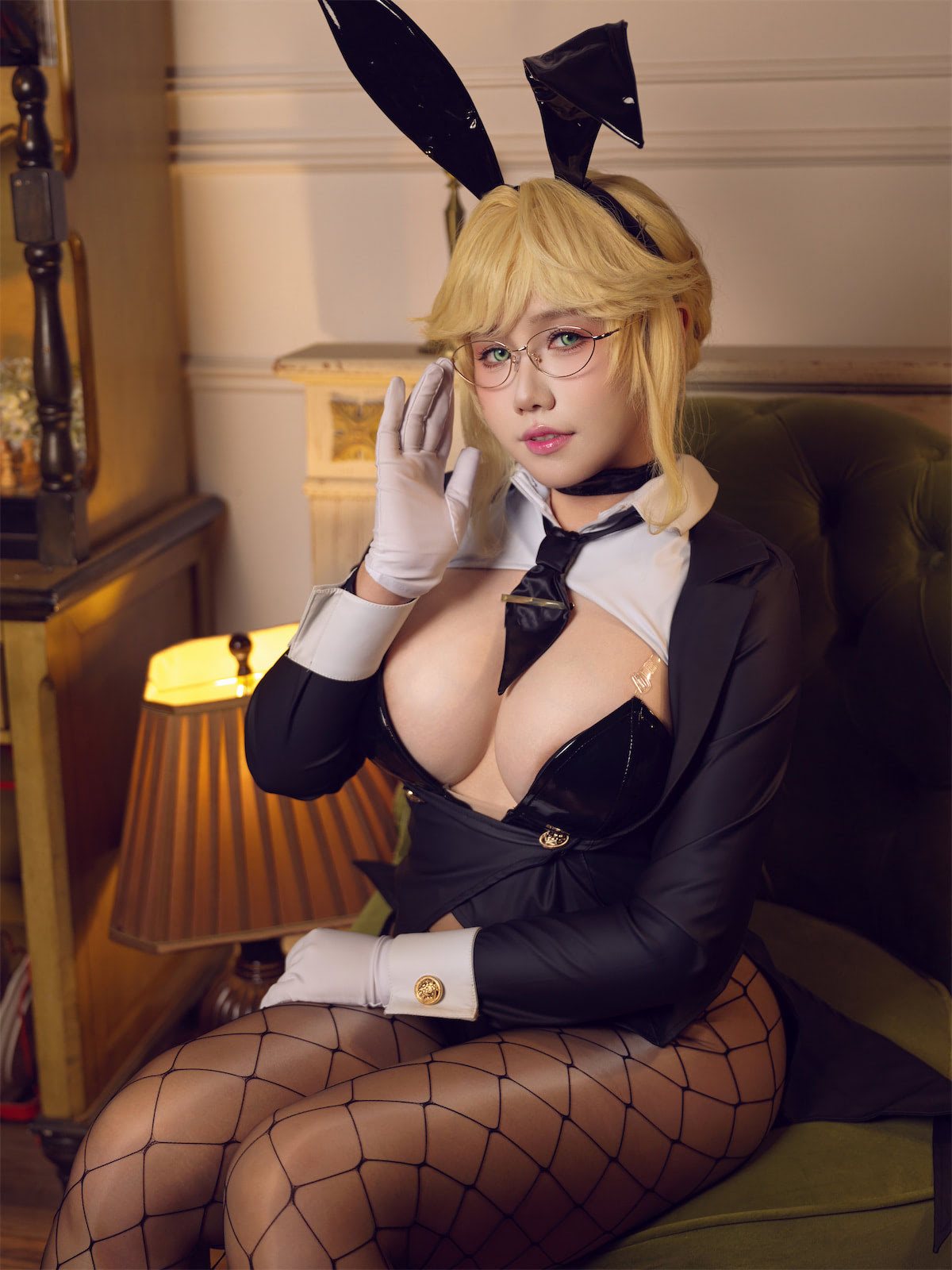 麻花麻花酱胜利女神爱德兔女郎32p2v_3