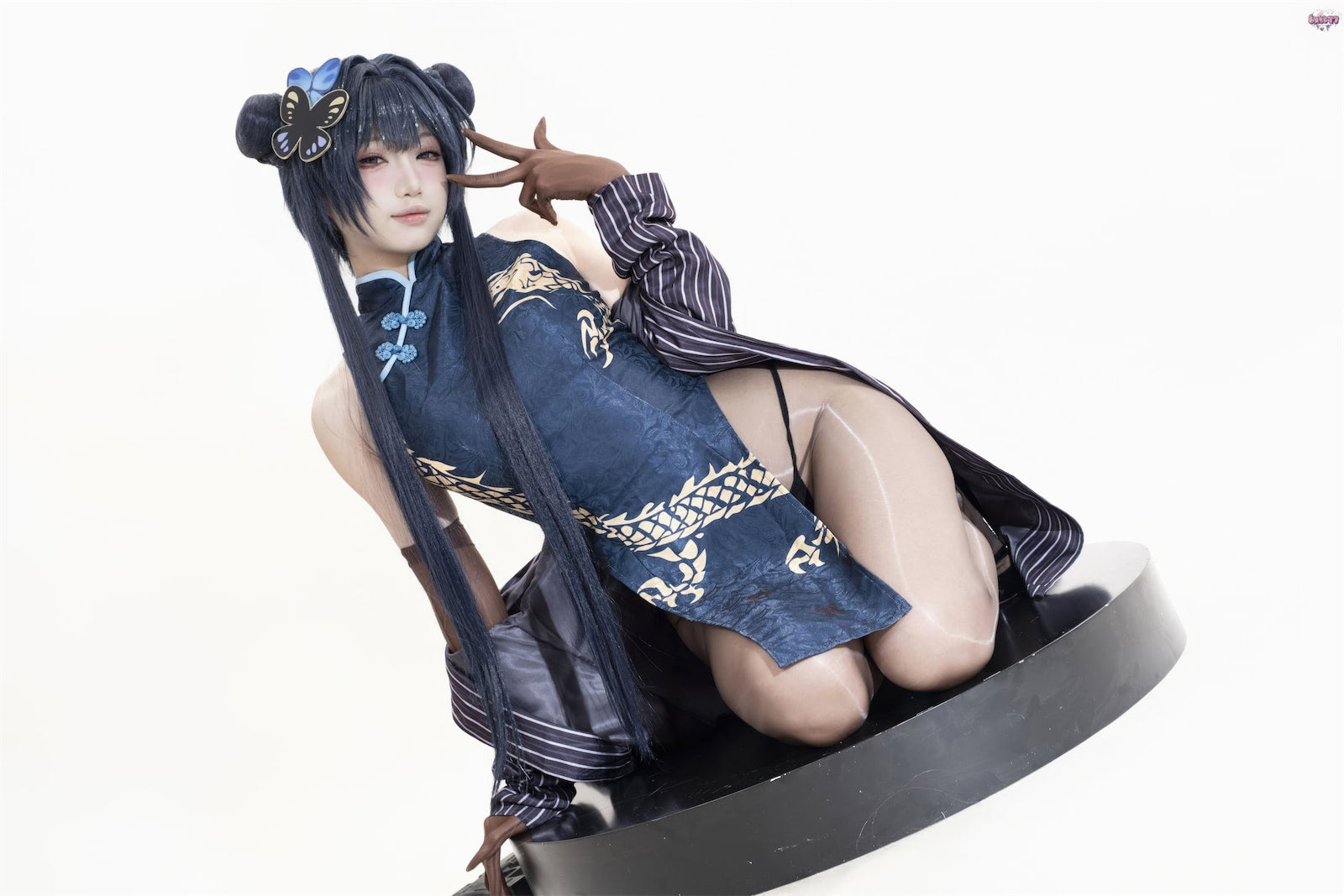 柒柒要乖哦蔚蓝档案妃咲原皮兔女郎116p_2