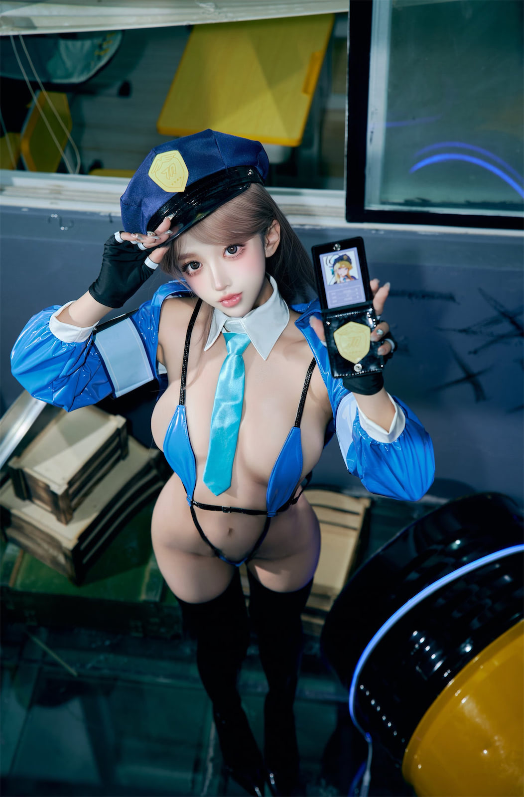 过期米线线喵皮城女警59p_4