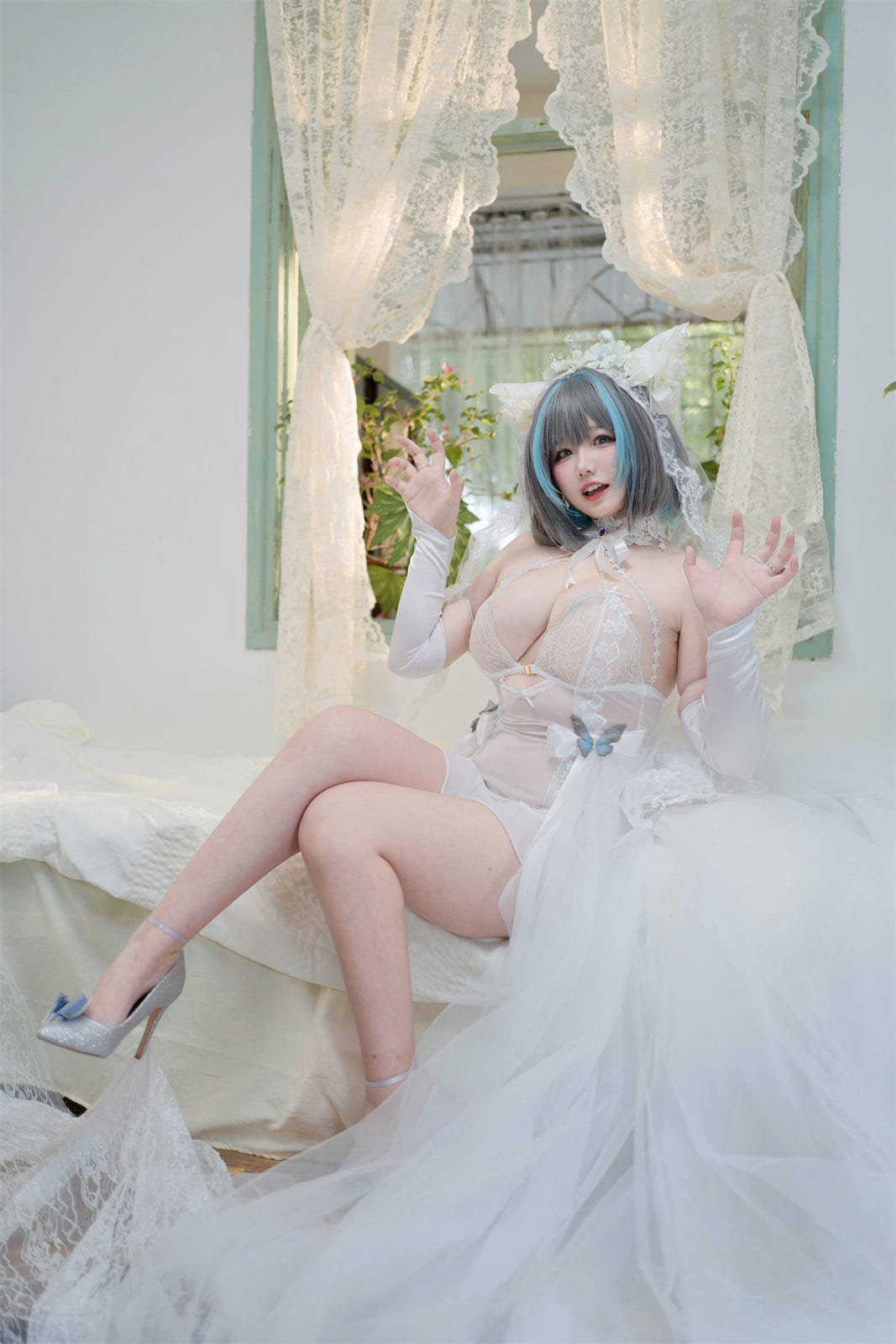 半半子柴郡婚纱花嫁130p4v_2