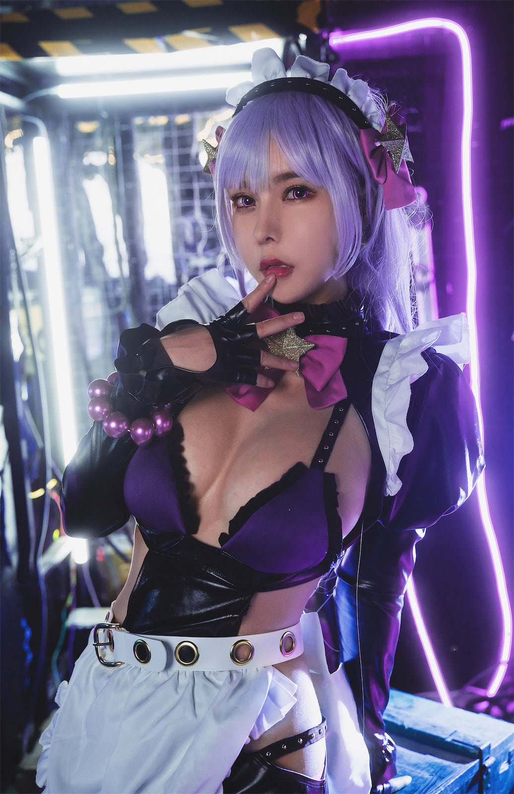 亚马逊鲶鱼BB同人女仆黑色透明女仆49p_1