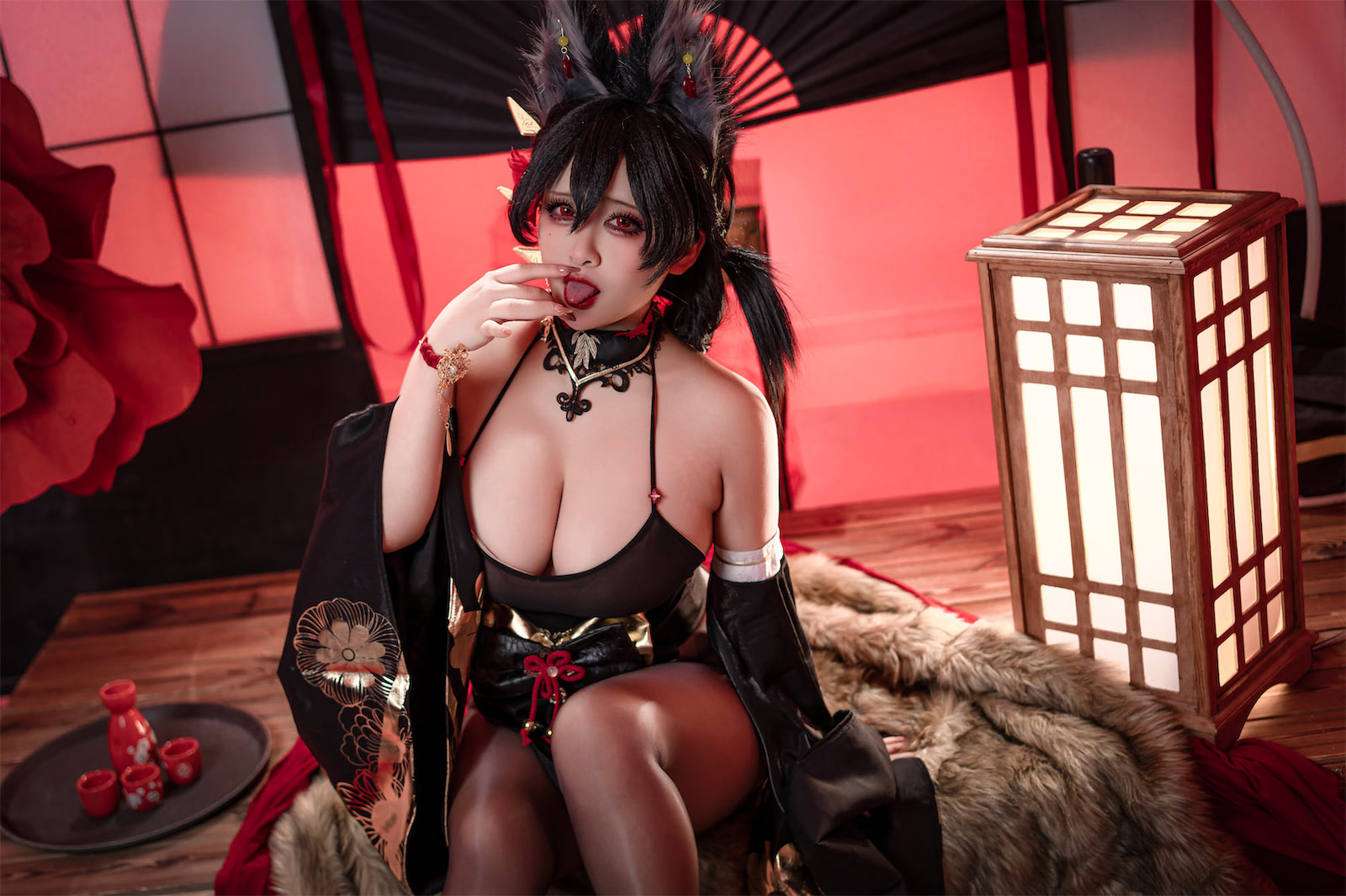 洛璃LoLiSAMA碧蓝航线近江原皮67p_3