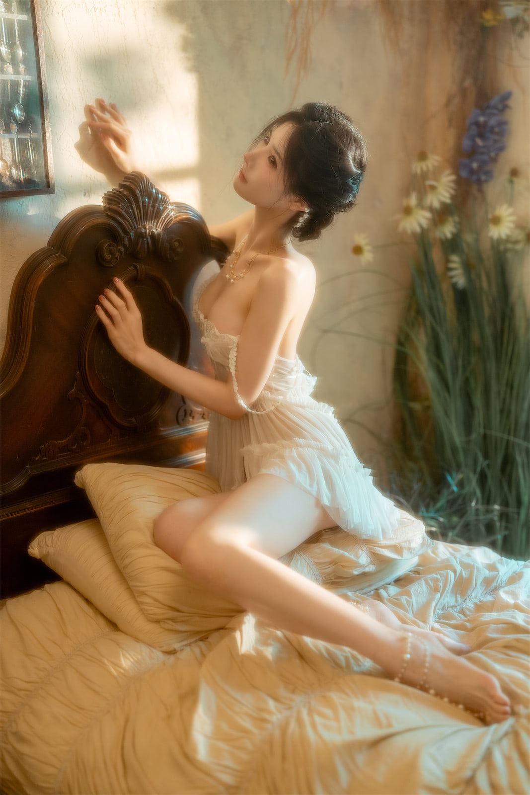 橙子喵酱橙子小白裙50p_2