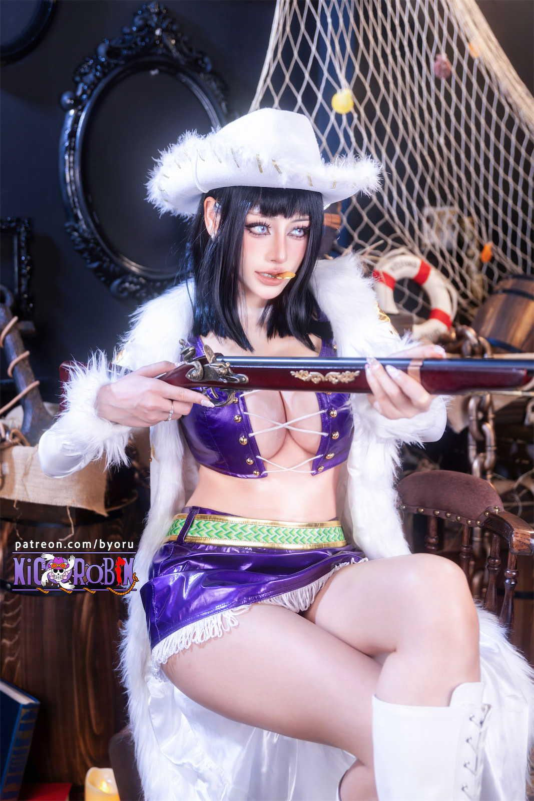 Byoru海贼王妮可罗宾83p6v_2