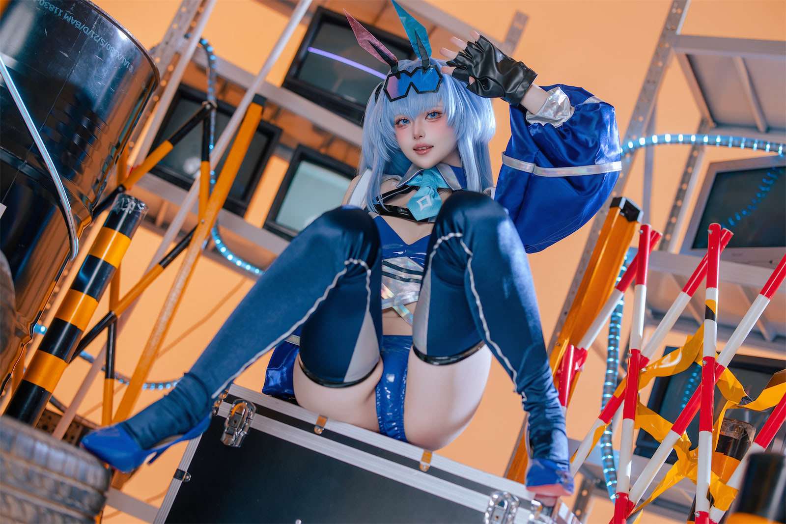 屿鱼碧蓝航线花园赛车服82p_1