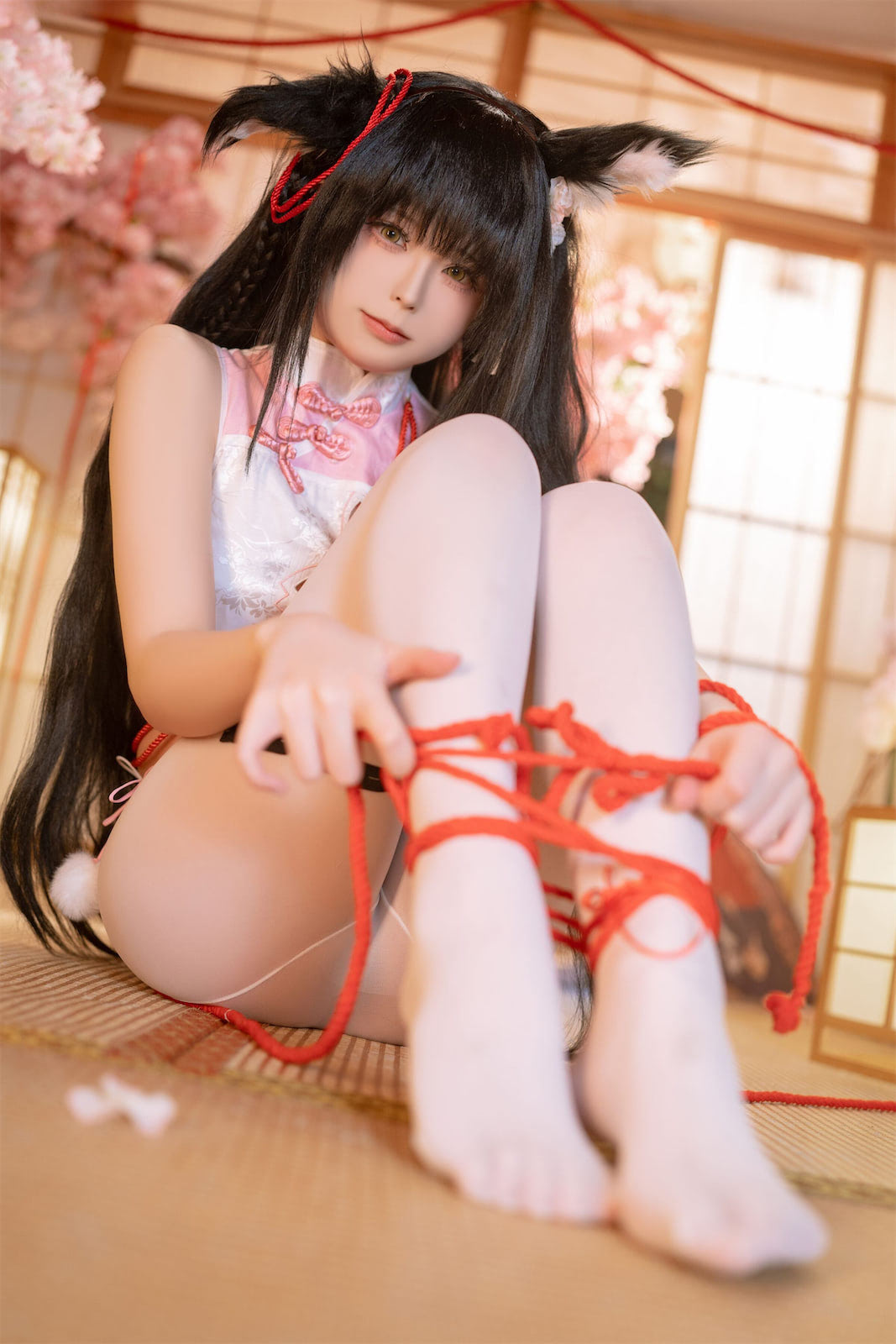 Quan冉有点饿长门旗袍76p1v_3